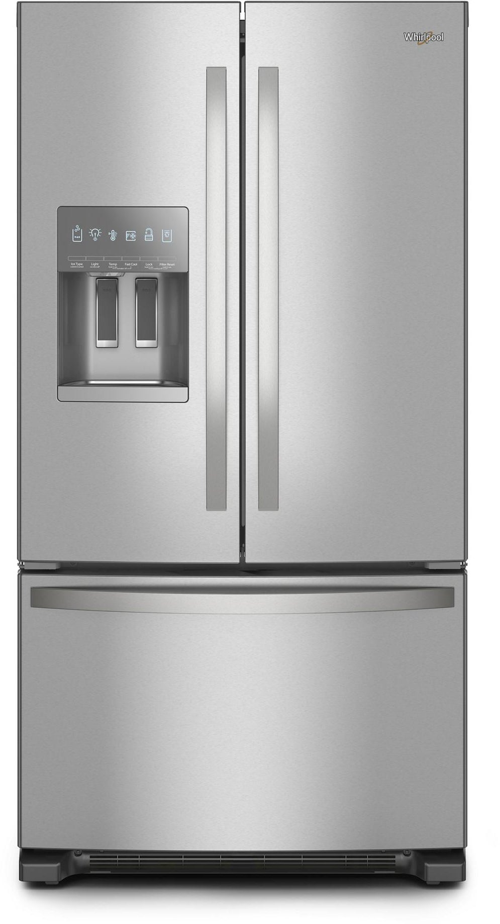 Whirlpool WRFF3436RZ 36 Inch Freestanding French Door Refrigerator