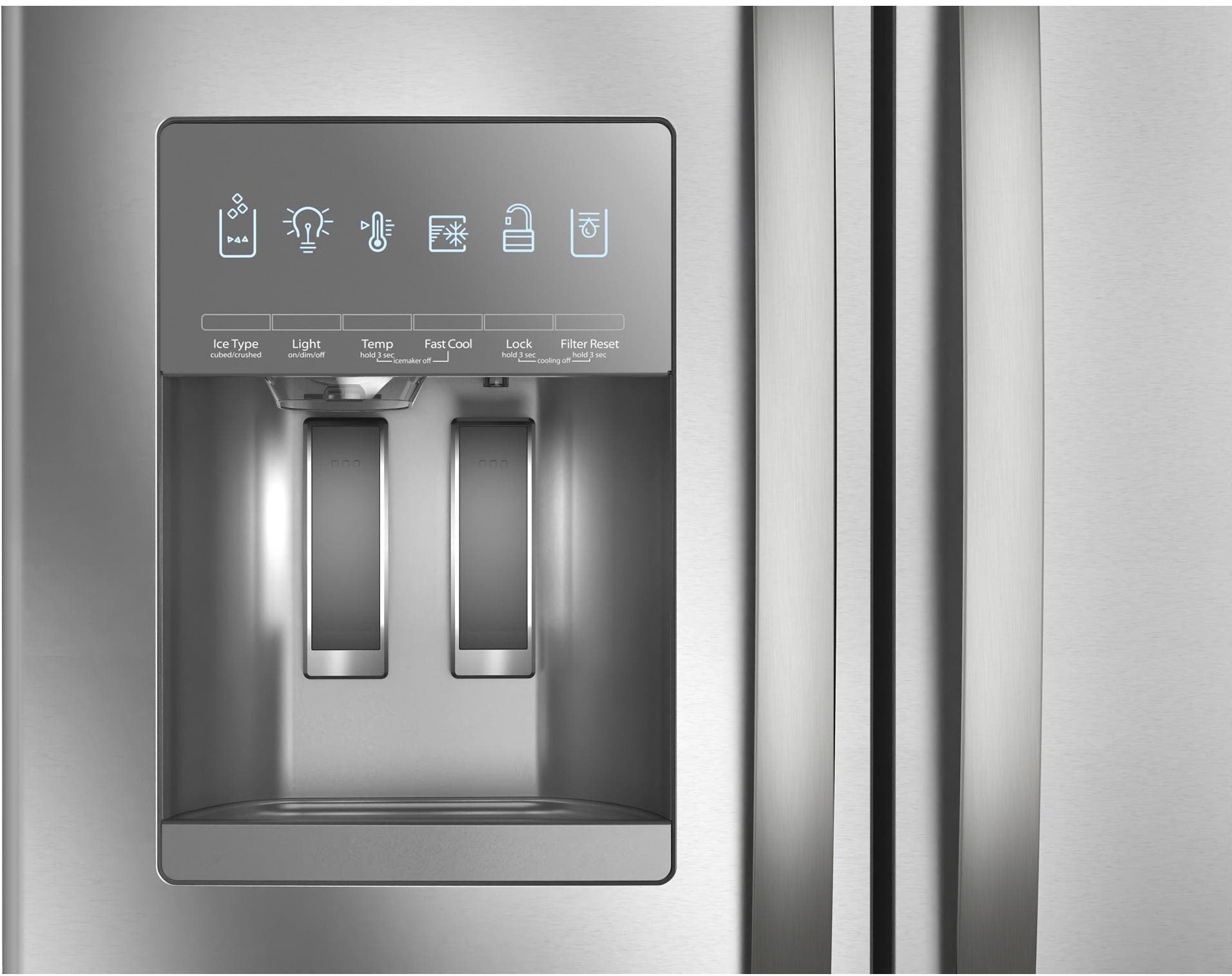 Whirlpool WRFF3436RZ Fingerprint-Resistant Stainless Steel