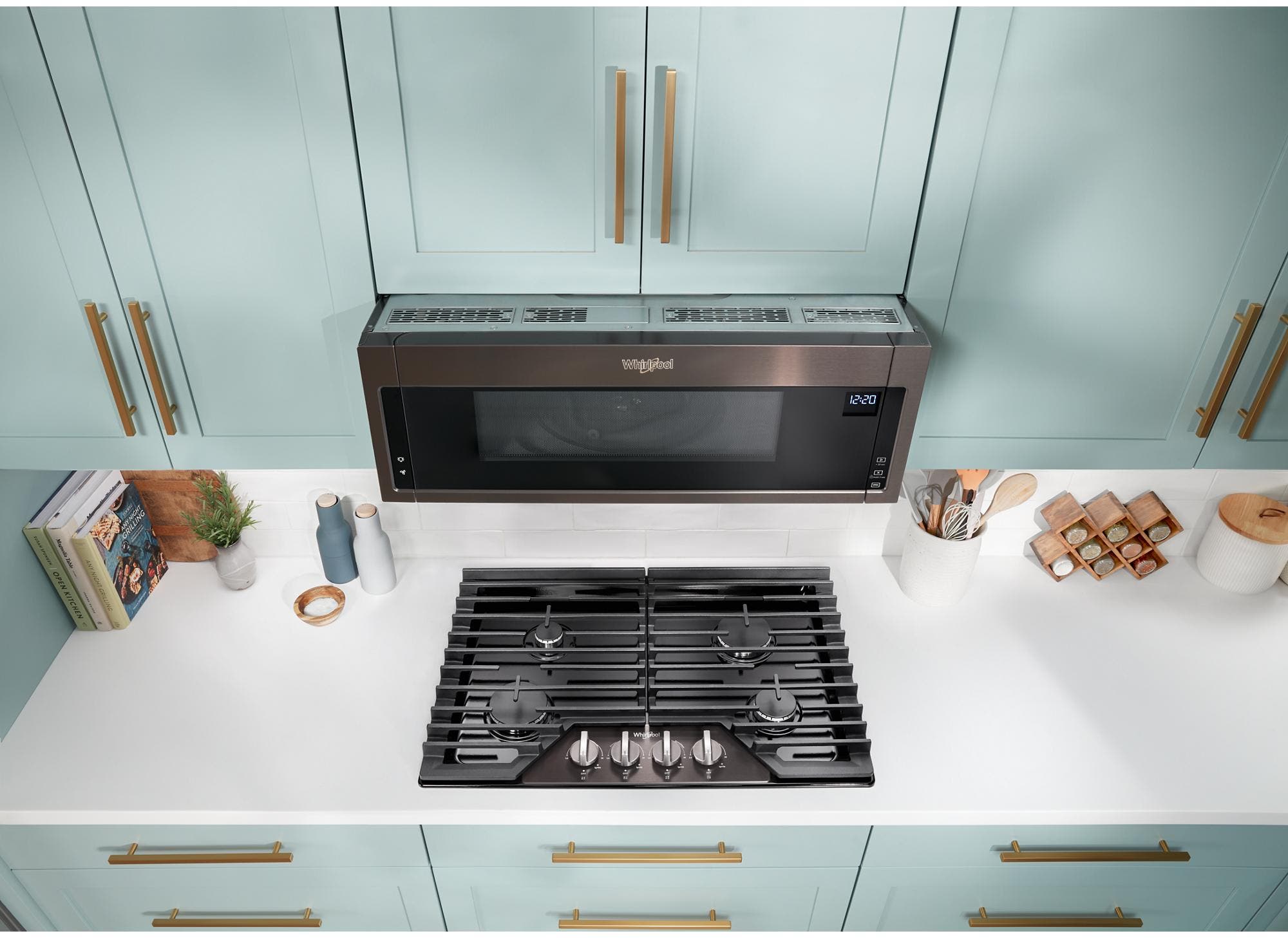Whirlpool WCGK5030PV Black Stainless Steel