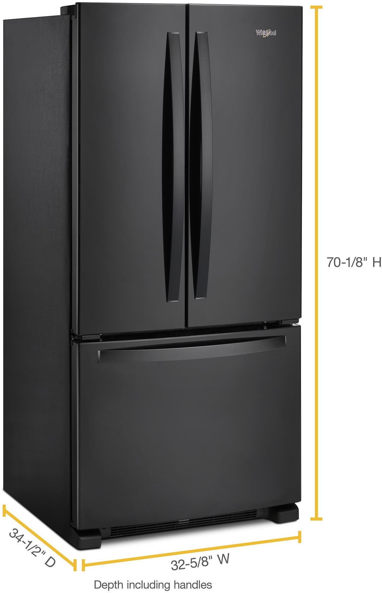 Whirlpool WRFF5333PB Black