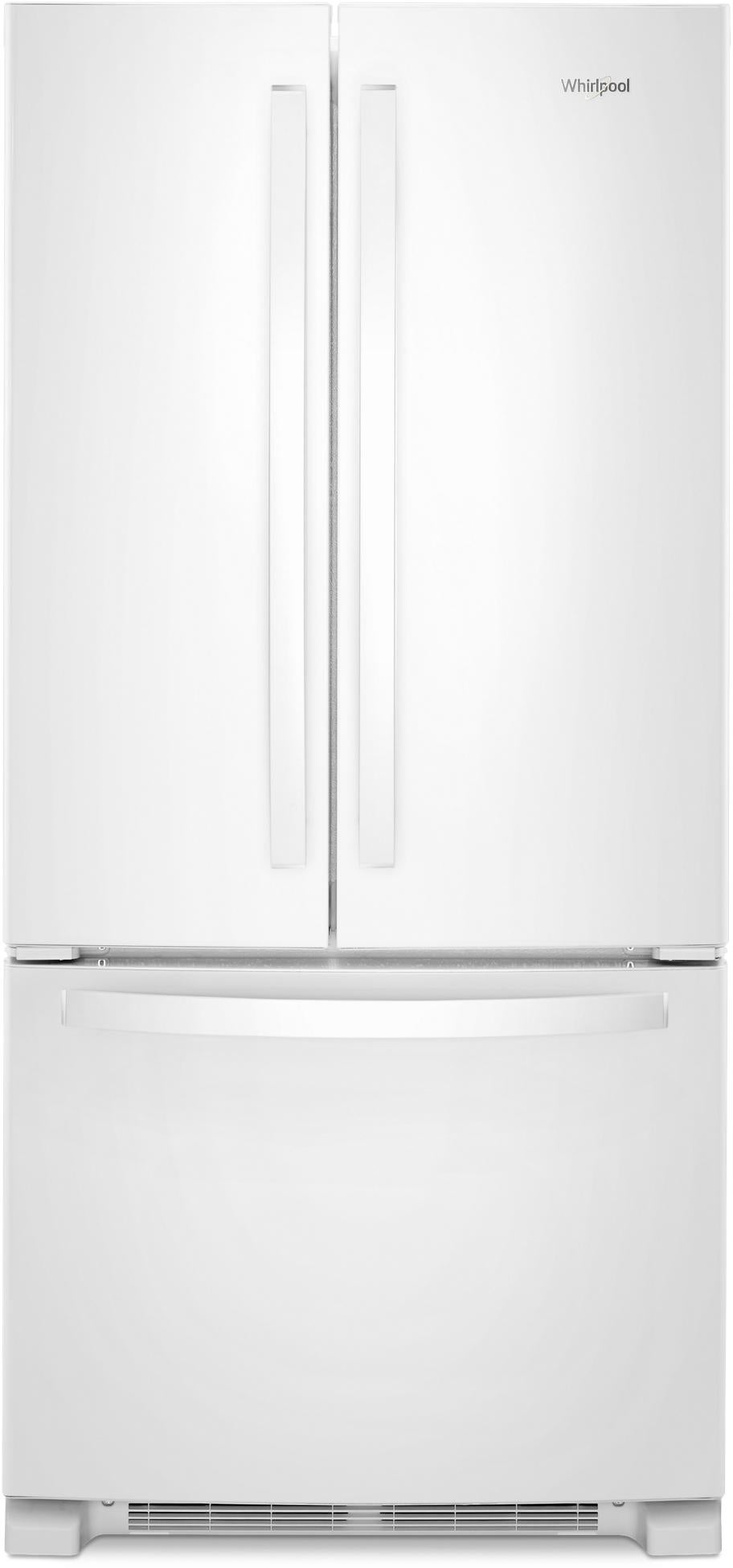 Whirlpool WRFF5333PW 33 Inch Freestanding French Door Refrigerator