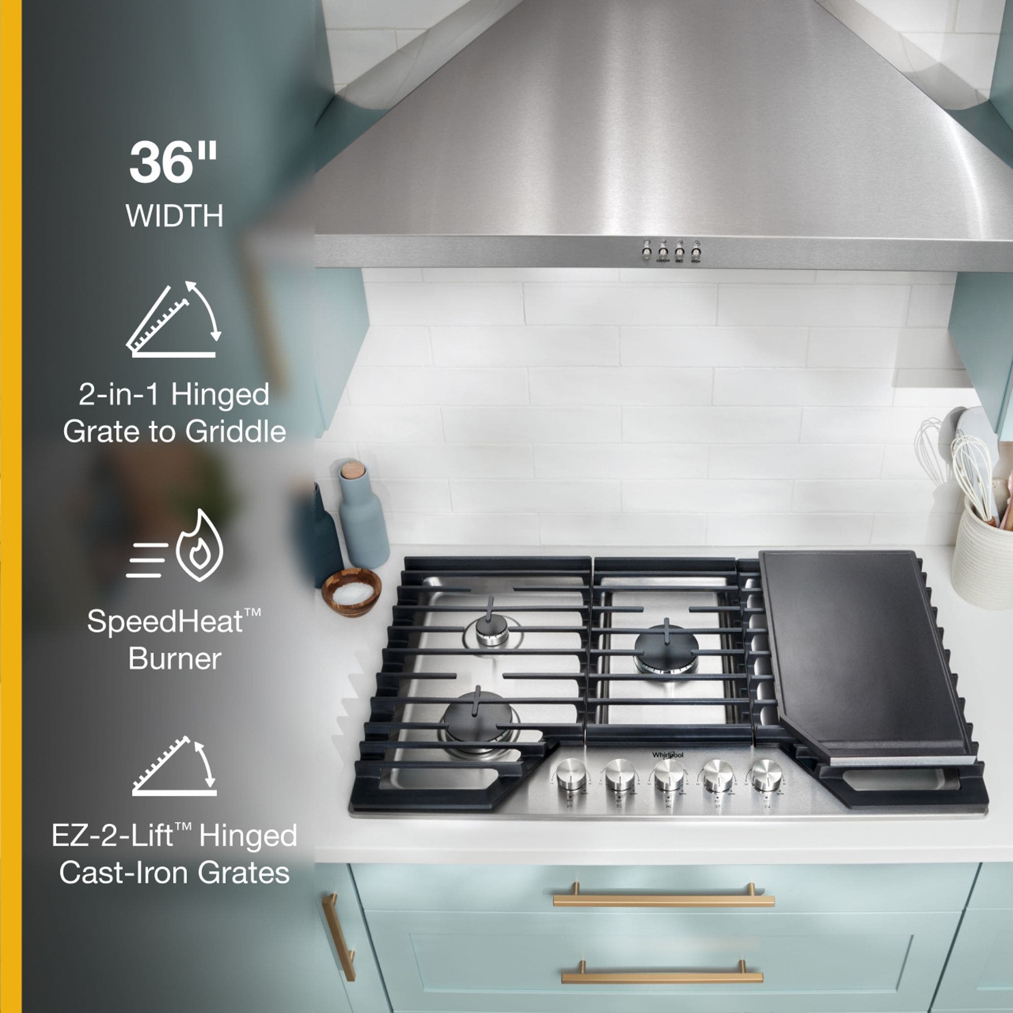 Whirlpool WCGK7536PS Stainless Steel
