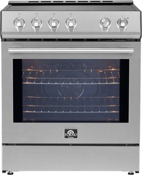 Forno Leonardo Series 30 Inch Slide-In Induction Range - Thumbnail 5