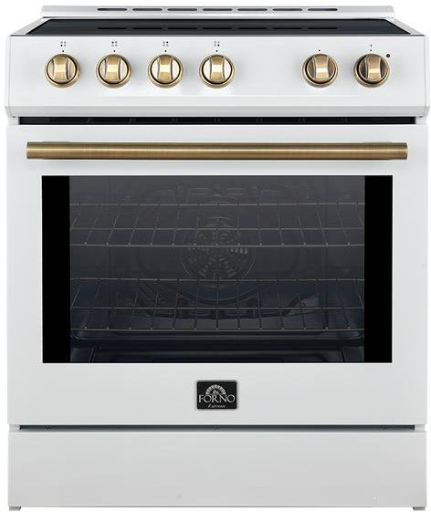 Forno FFSIN098230WHT Leonardo Series 30 Inch Slide-In Induction