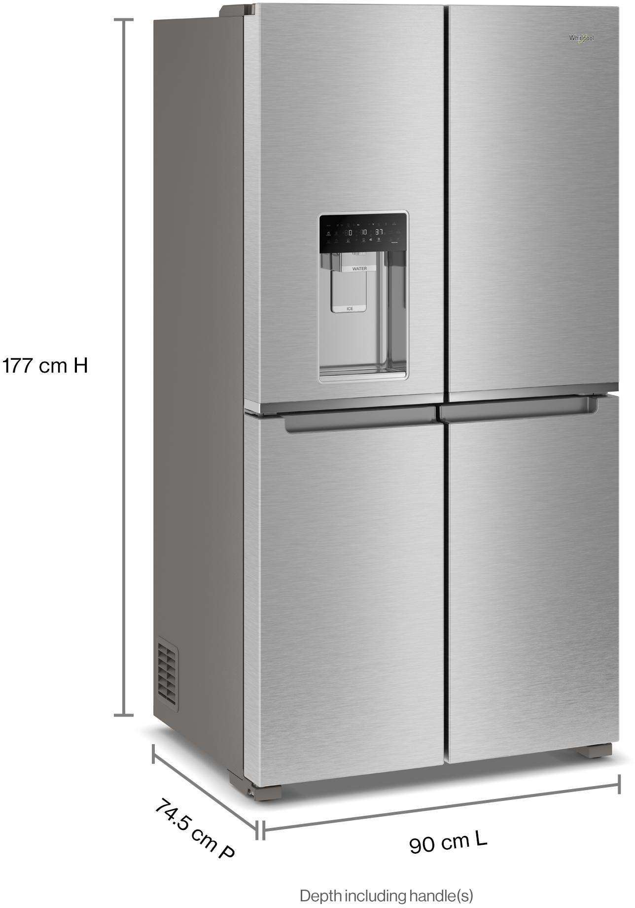 Whirlpool WRQC7836RZ Fingerprint Resistant Stainless Steel