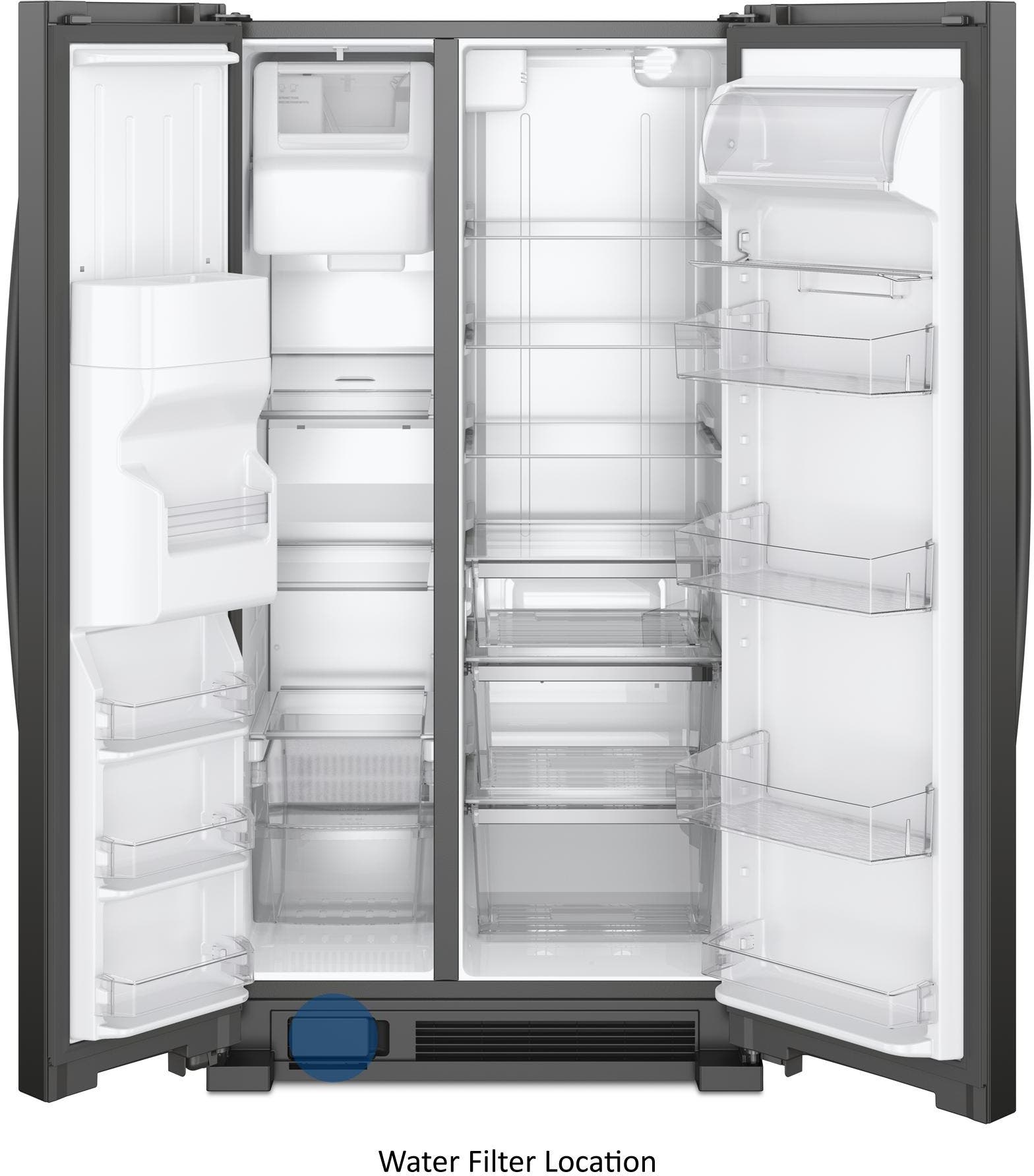 Whirlpool WRS321SDHB Black