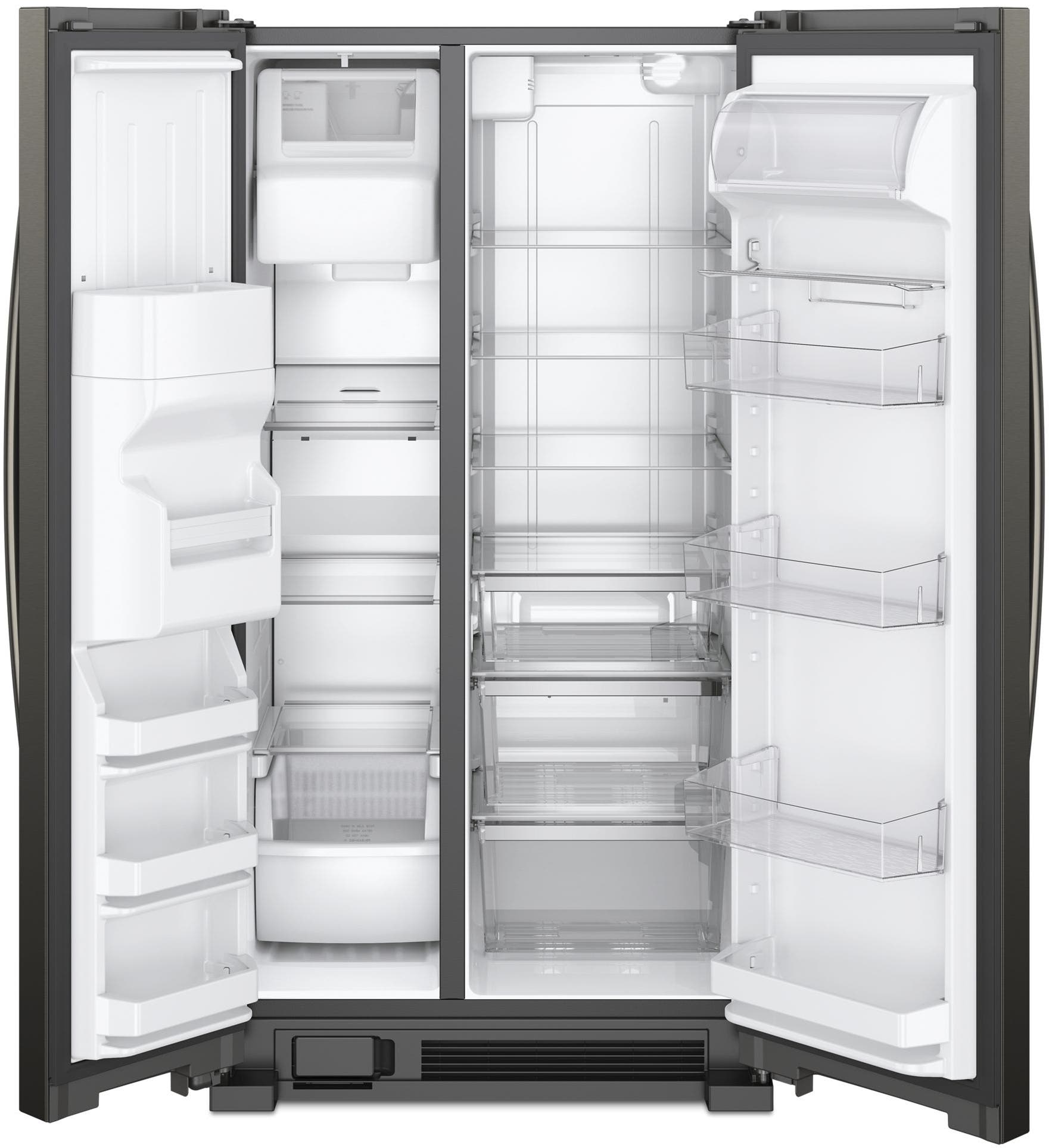 Whirlpool WRS321SDHV Black Stainless Steel