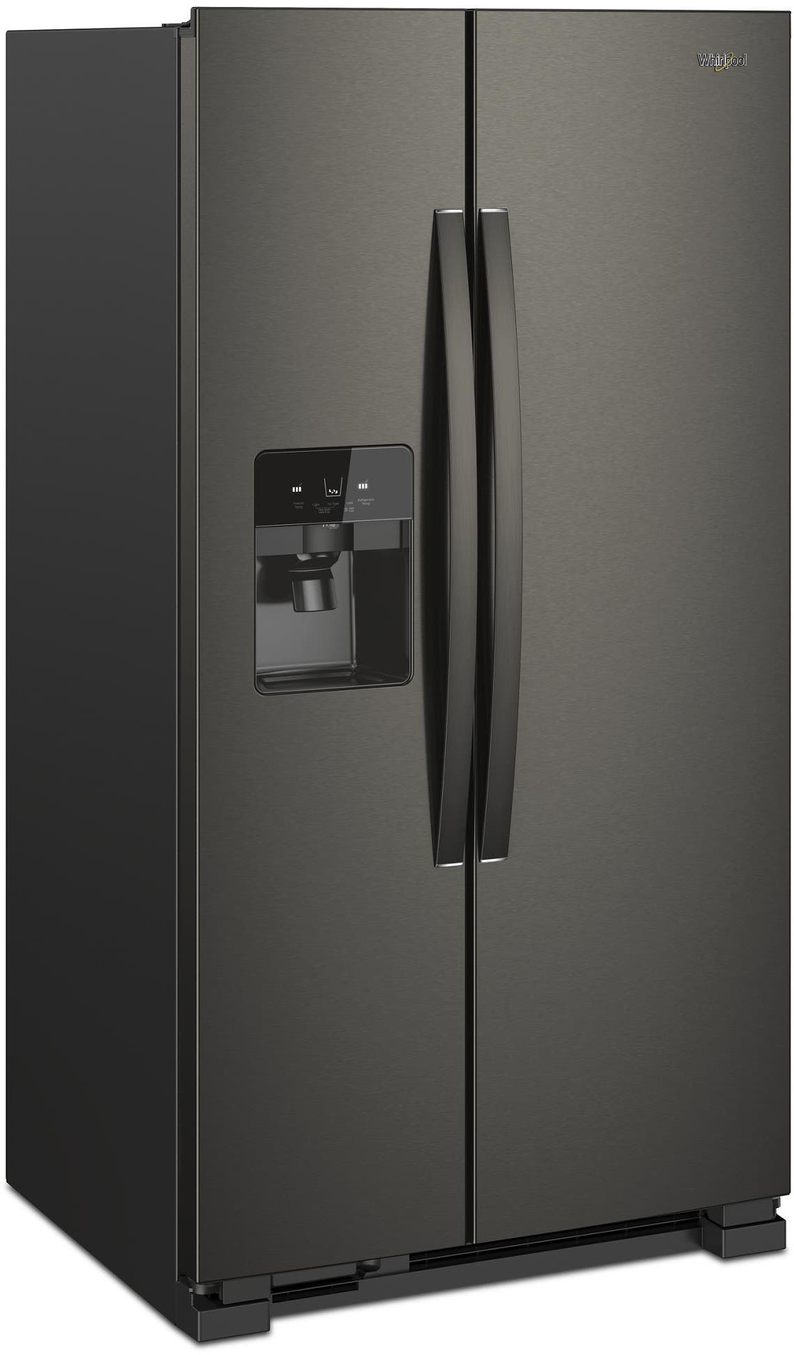 Whirlpool WRS321SDHV Black Stainless Steel