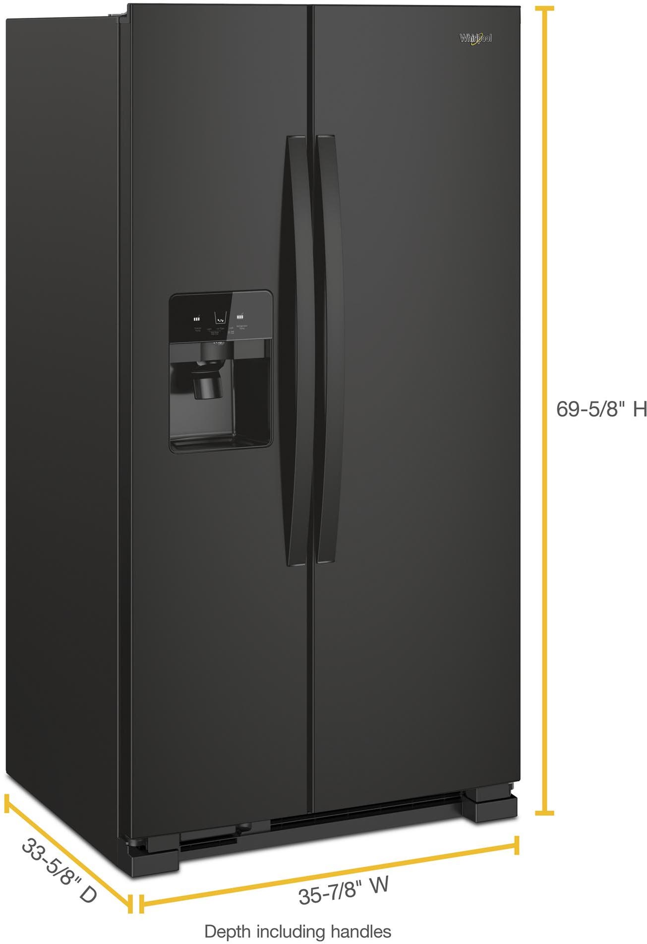 Whirlpool WRS325SDHB Black