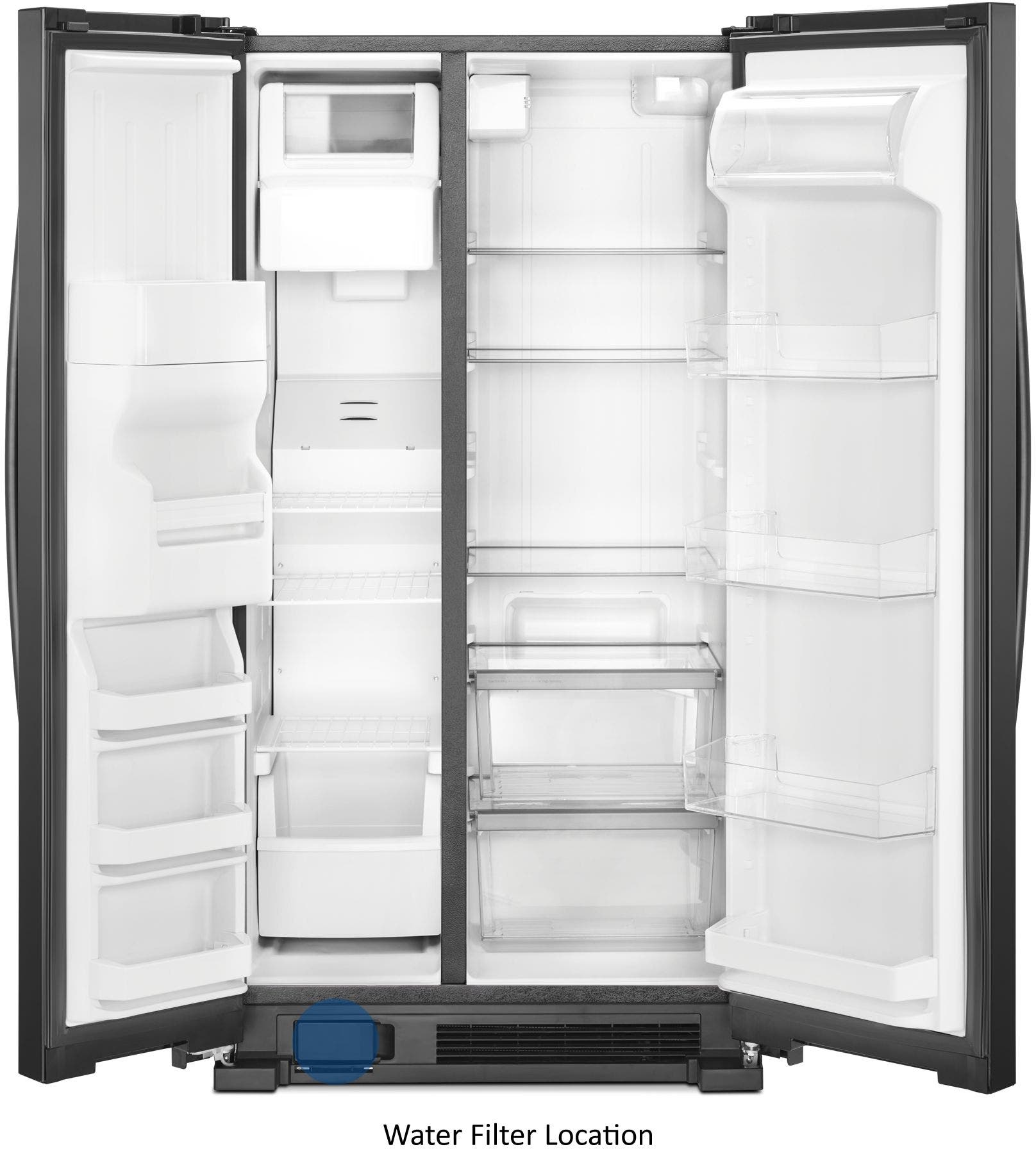 Whirlpool WRS331SDHB Black