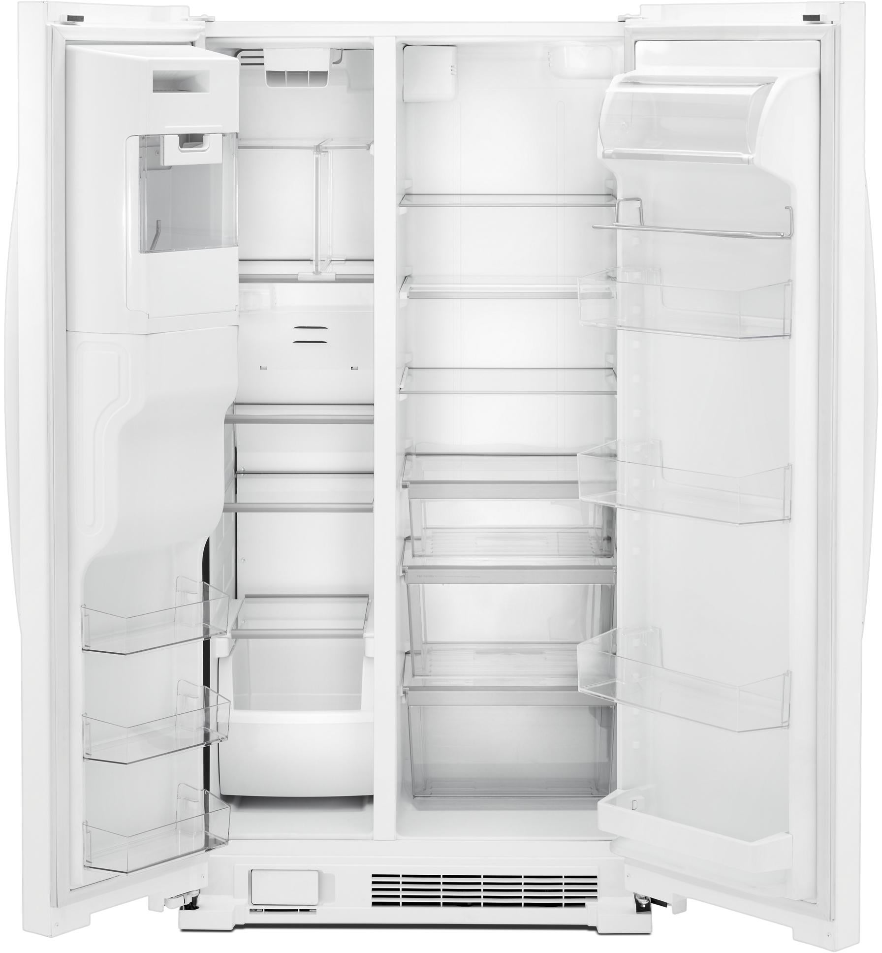 Whirlpool WRS555SIHW 36 Inch, 25 Cu. Ft. Freestanding Side by Side