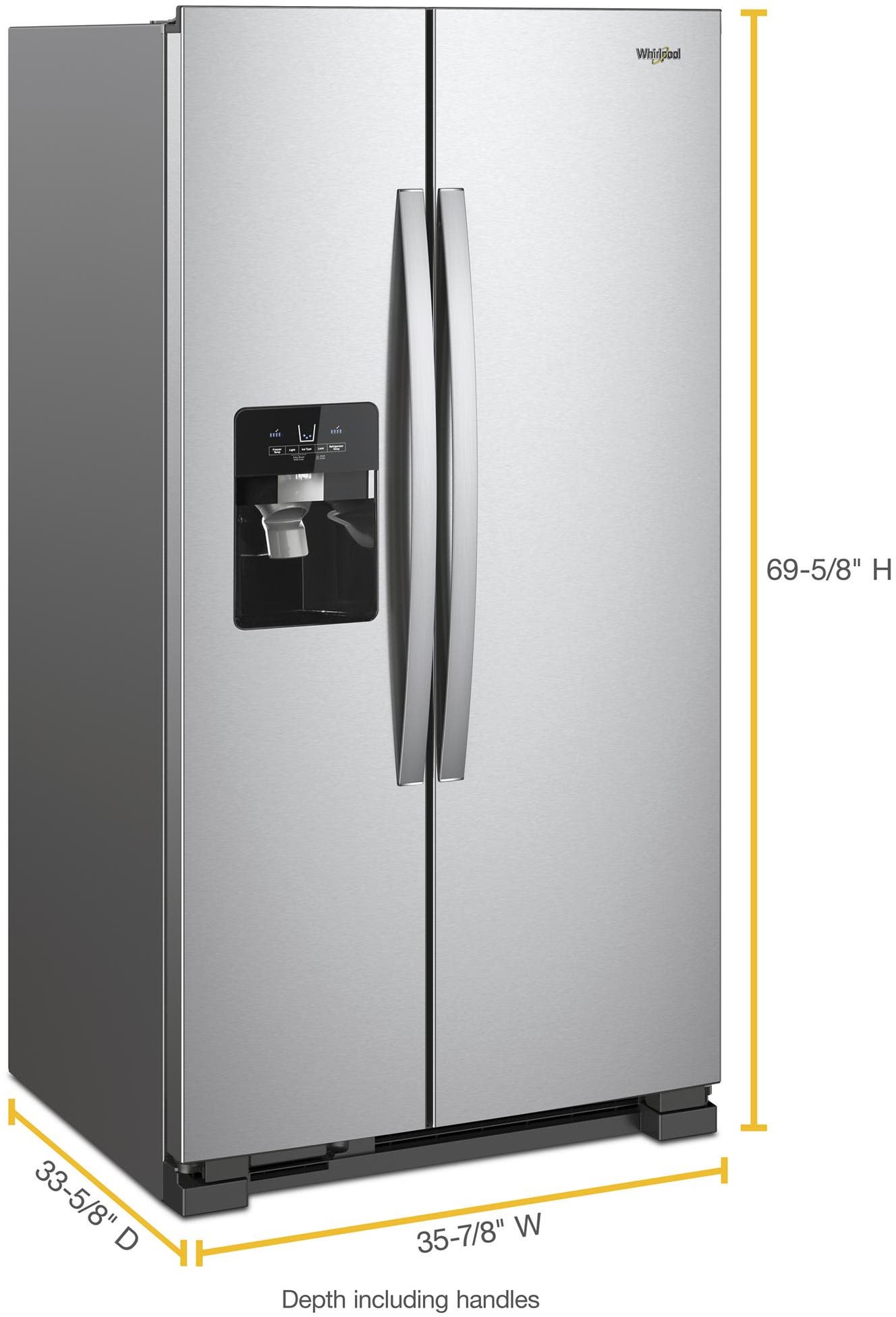 Whirlpool WRS555SIHZ Stainless Steel