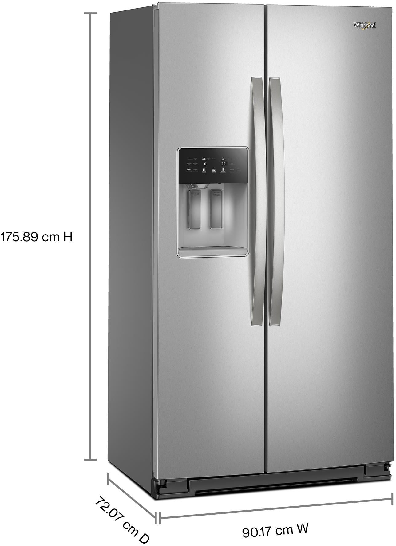 Whirlpool WRSC5536RZ 36-inch Wide Side-by-Side Refrigerator - 21