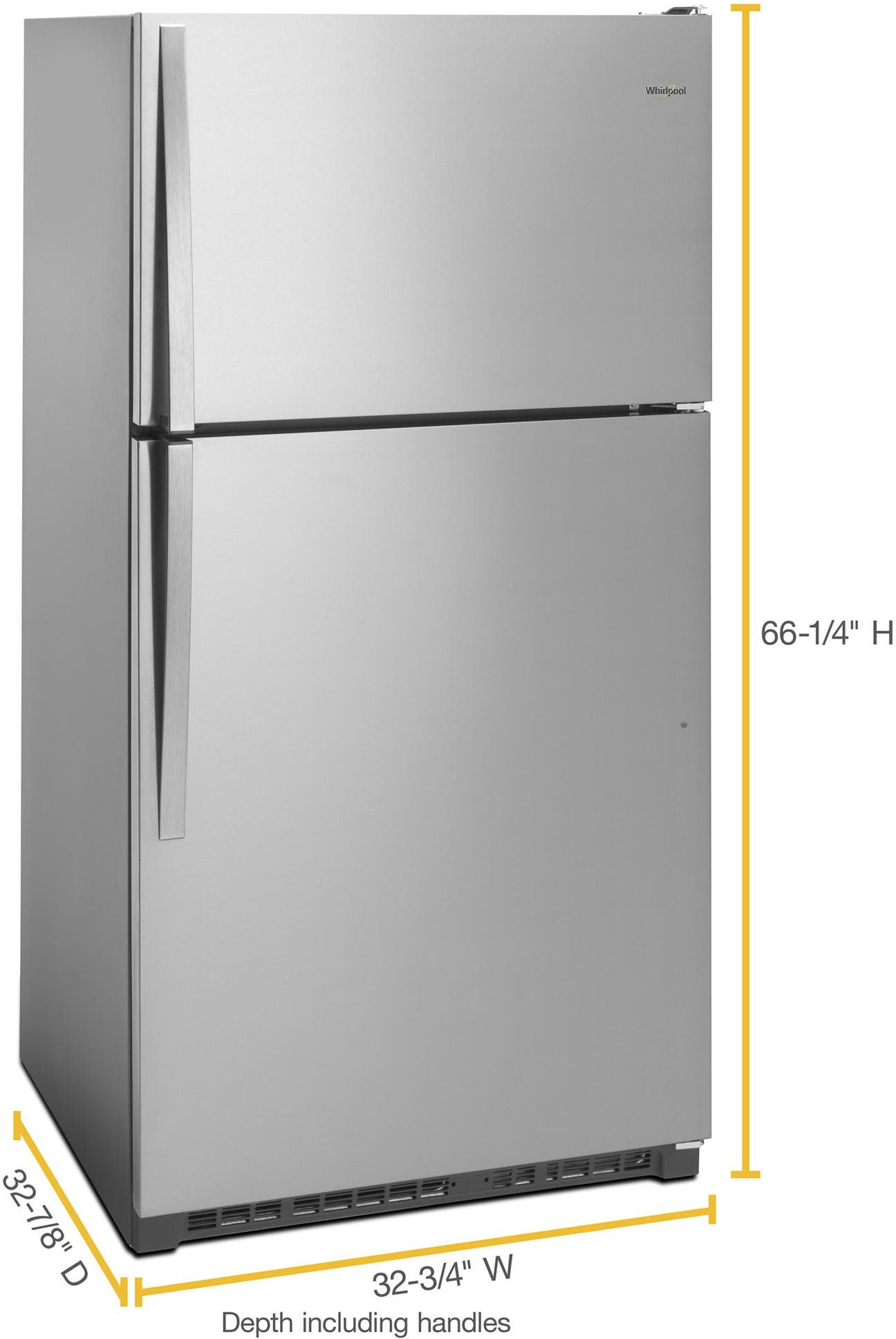 Whirlpool WRT311FZDM Monochromatic Stainless Steel