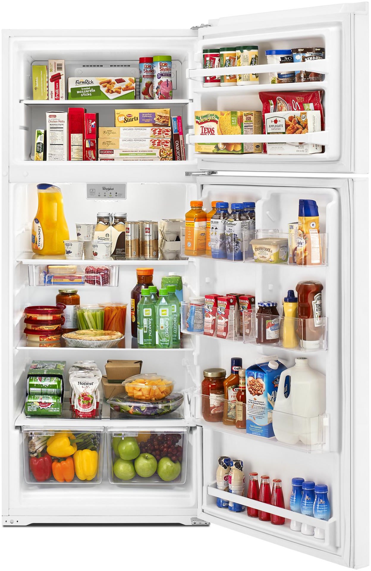 Whirlpool WRT518SZFW 28 Inch, 17.66 Cu. Ft. Freestanding Top