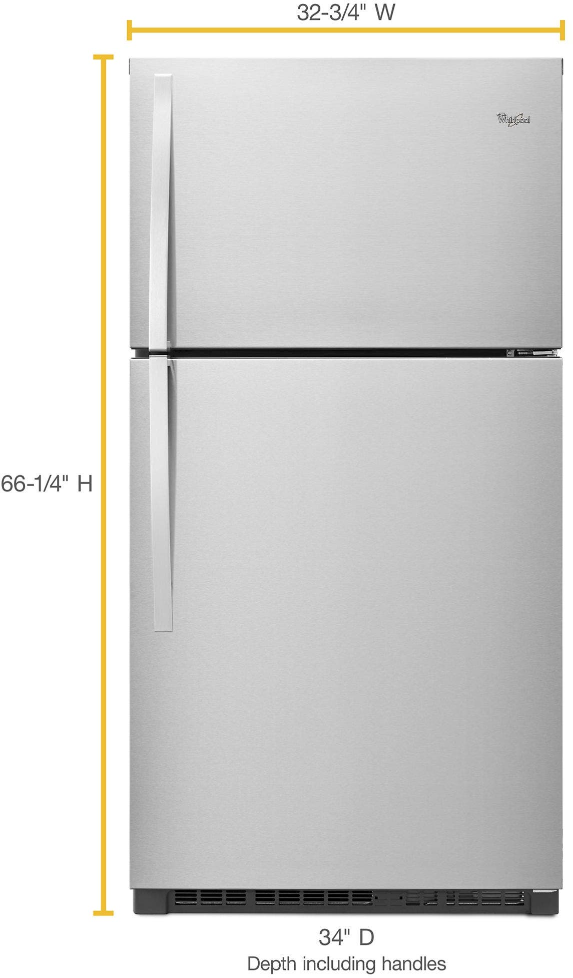 Whirlpool WRT541SZDM Monochromatic Stainless Steel