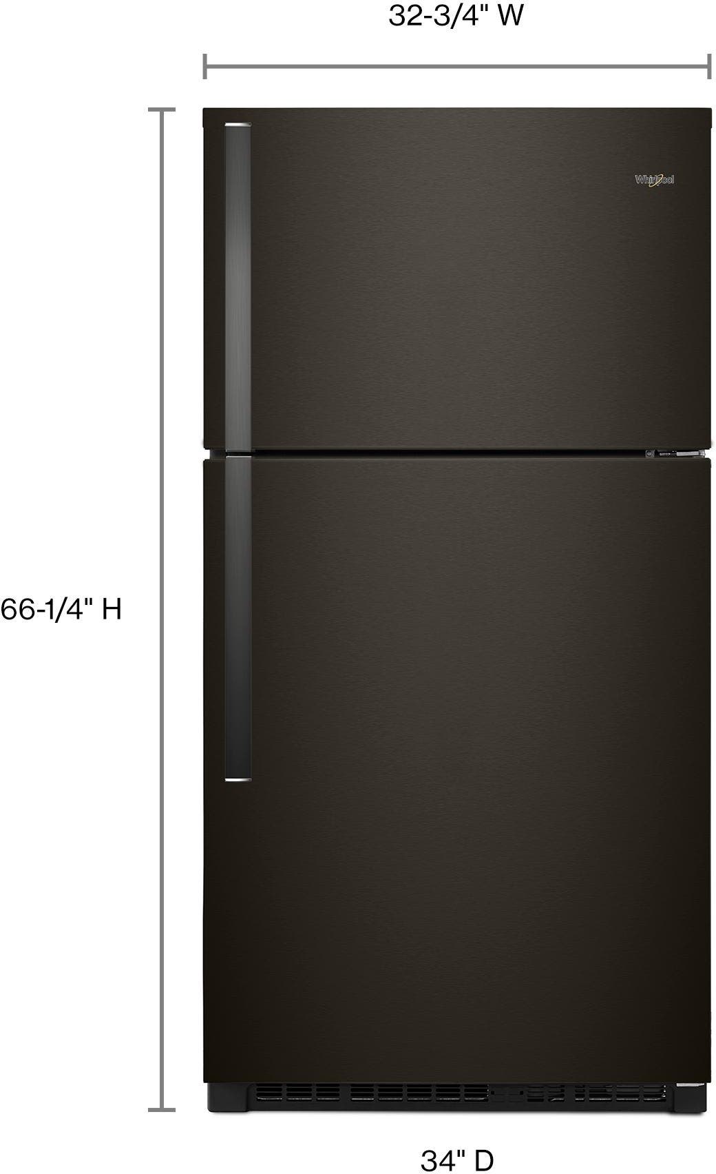 Whirlpool WRT541SZHV Black Stainless Steel