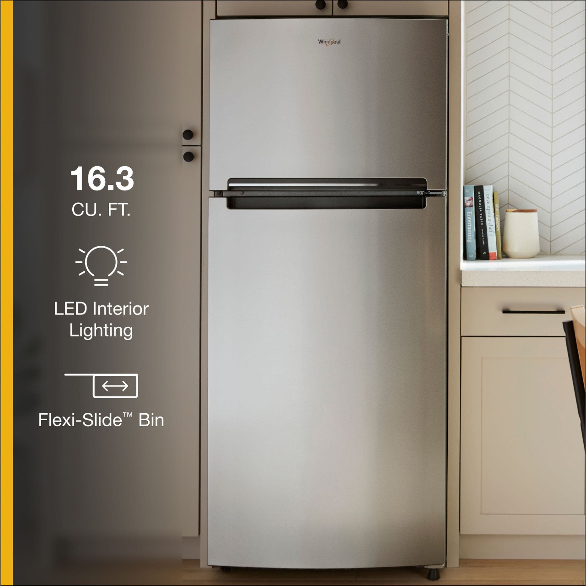 Whirlpool WRTX5328PM Monochromatic Stainless Steel