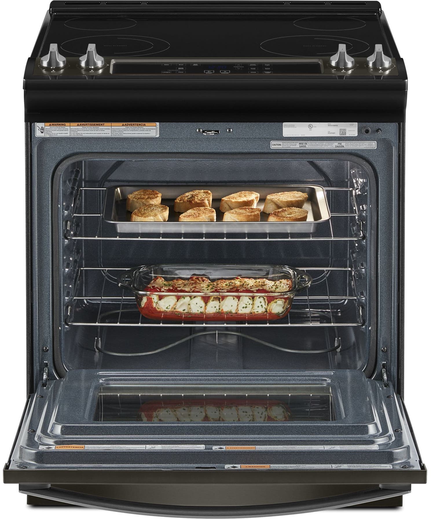 Whirlpool WEE515S0LV Fingerprint-Resistant Black Stainless Steel