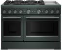 48 Freestanding Dual Fuel Range with 6 Sealed Burners, Double Oven, 6.3 Cu. Ft. Total Capacity, Integrated Chrome Electric Griddle, Convertible Grates, Self-Clean, Even-Heat™ True Convection, Flame-Sensing™ Re-ignition, SatinGlide® Rack, Ultra Power™ Dual-Flame Burners, Sabbath Mode and Star-K Certified