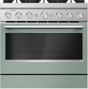36-Inch 6 Burner Commercial-Style Dual Fuel Range with No Preheat Air Fry Mode