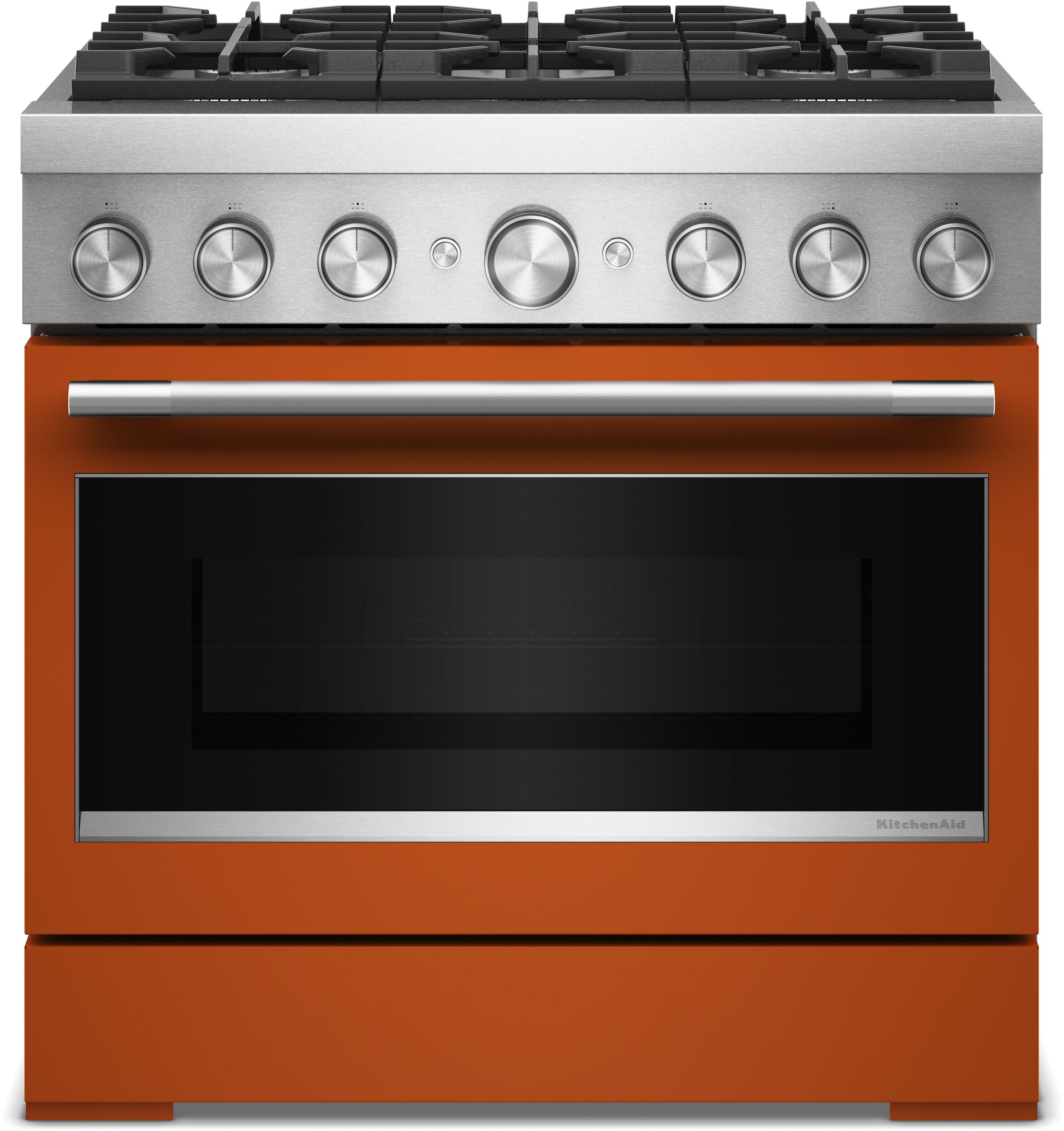 KitchenAid KFDS936SJP 36-Inch 6 Burner Commercial-Style Dual Fuel
