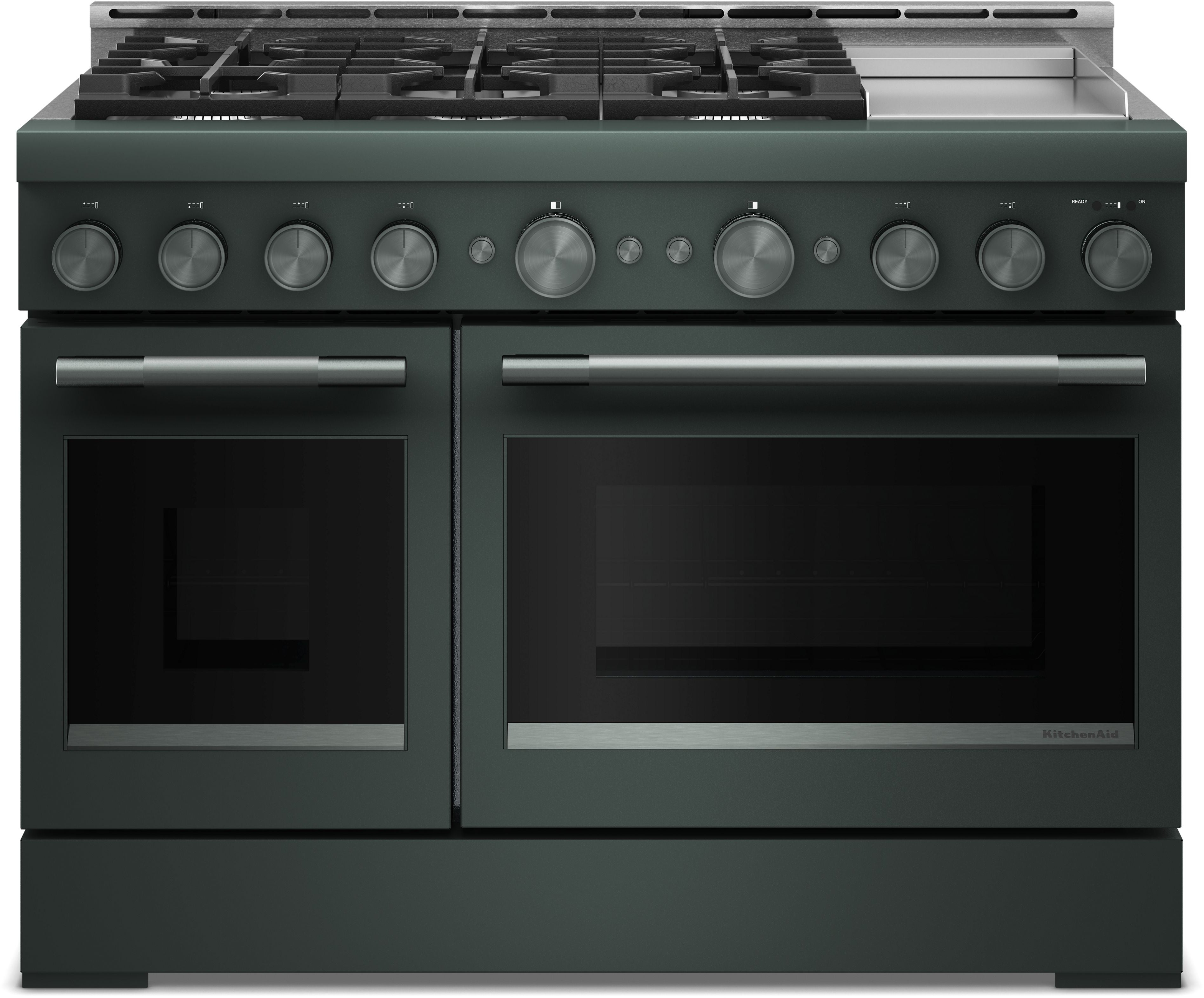 KitchenAid KFGD948SSS 48-Inch 6 Burner Commercial-Style Gas Range