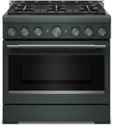36 Inch Freestanding Commercial-Style Gas Range with 6 Sealed Burners, 5.1 cu. ft. Oven Capacity, Even-Heat™ True Convection, Self-Cleaning, Ultra Power™ Dual-Flame Burners, No Preheat, Air Fry, Sabbath Mode, and Star-K Certified