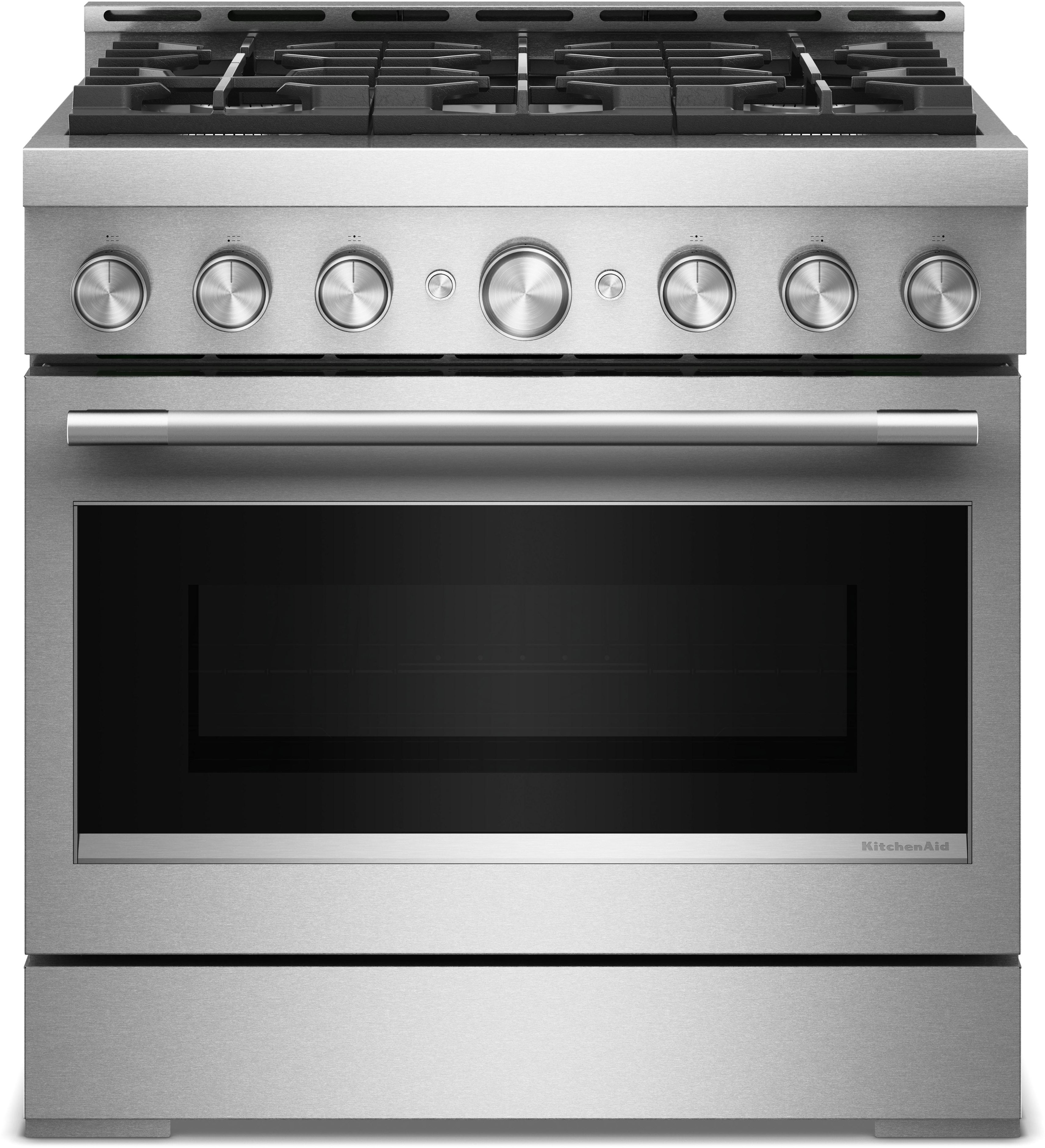 KitchenAid KFGS936SSS 36-Inch 6 Burner Commercial-Style Gas Range