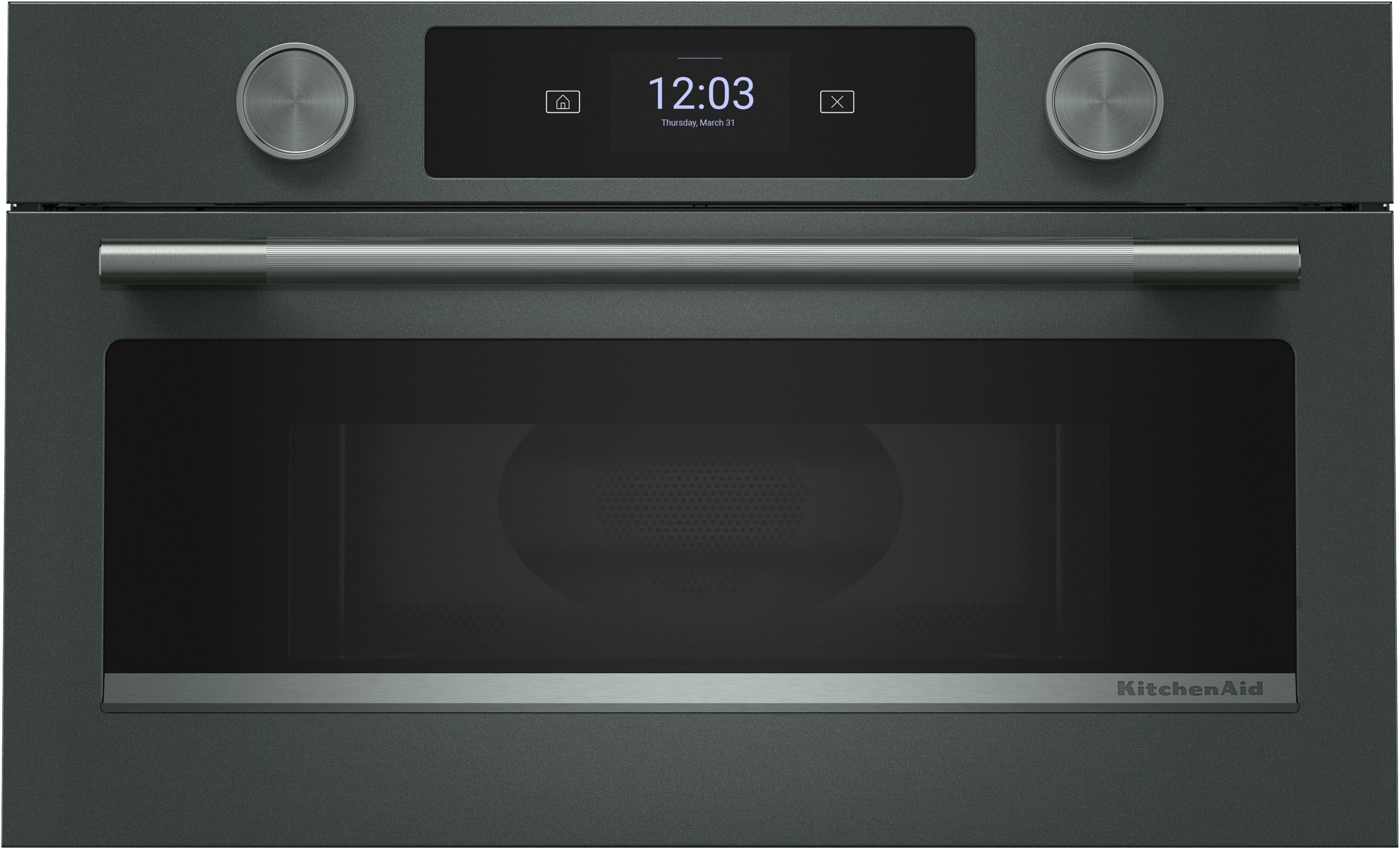 KitchenAid KMBS730SBE 30 Inch Built-In Microwave Oven Black Ore