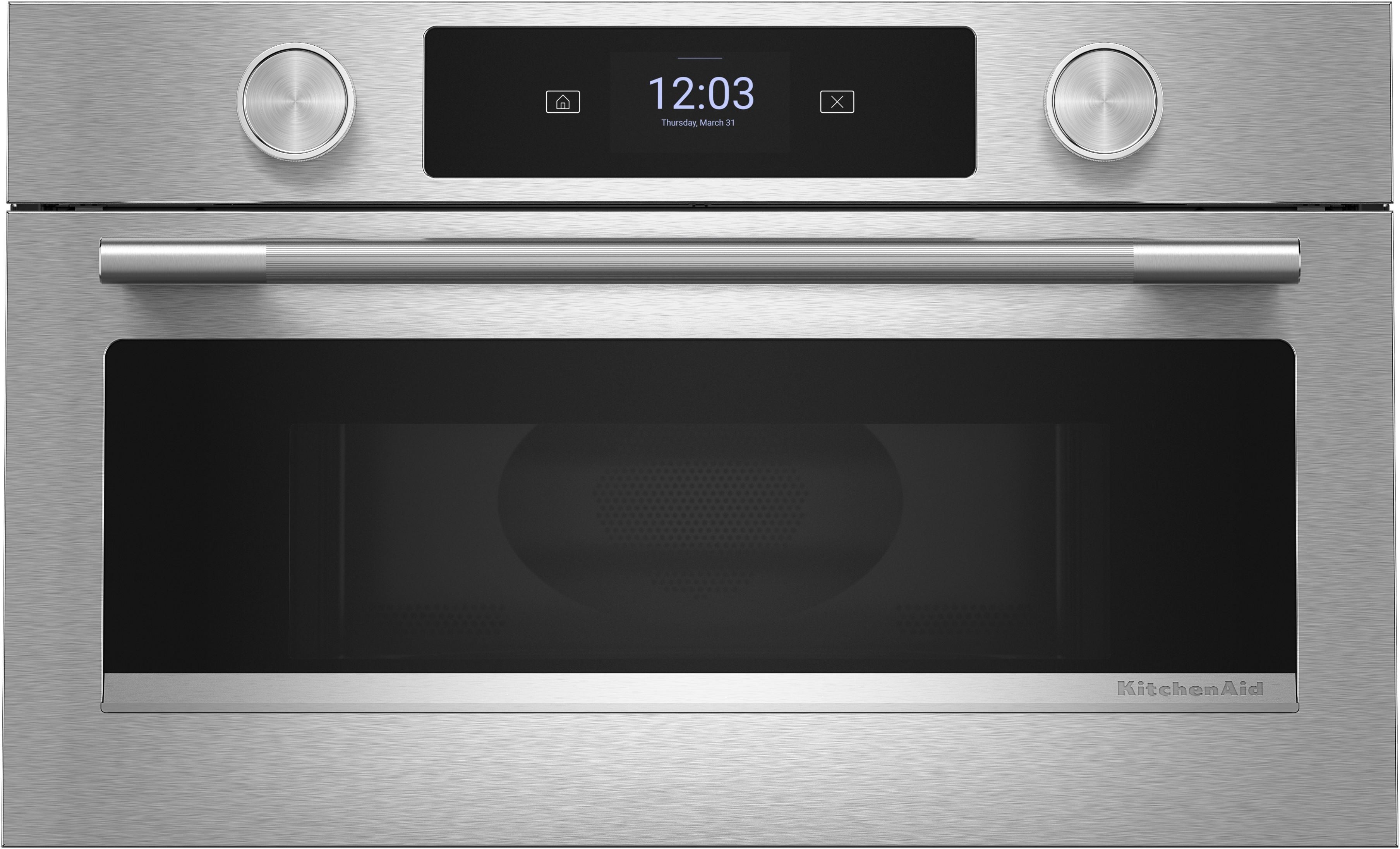 KitchenAid KMBS730SPS 30 Inch Built-In Smart Microwave PrintShield