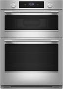 27 Inch Double Combination Smart Electric Wall Oven with 6.4 cu. ft. Total Capacity, Assisted Cooking Modes, Temperature Probe, Backlit Knobs, Even-Heat™ True Convection, No Preheat Slow Roast, No Preheat Air Fry Mode, Sabbath Mode, and Star-K Certified