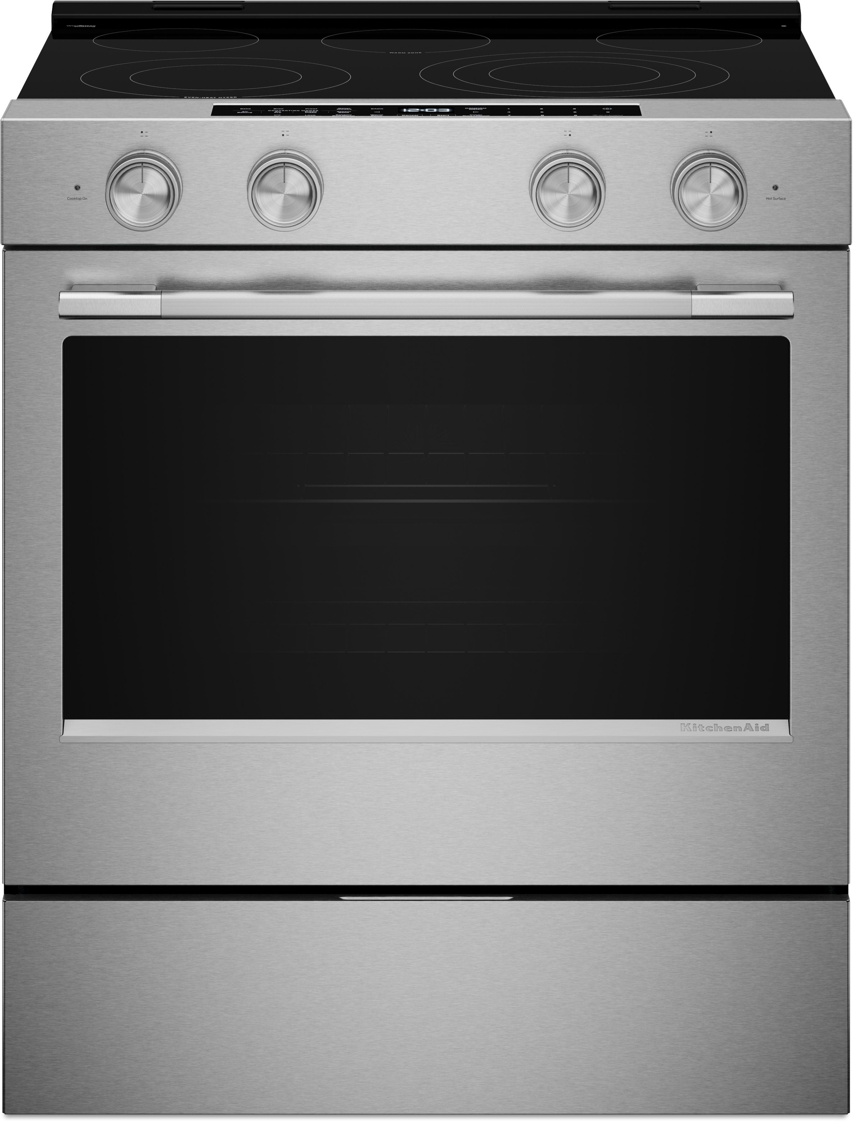 KitchenAid KSES530SPS 5.3 Cu. Ft. Smart Slide-in Electric Range