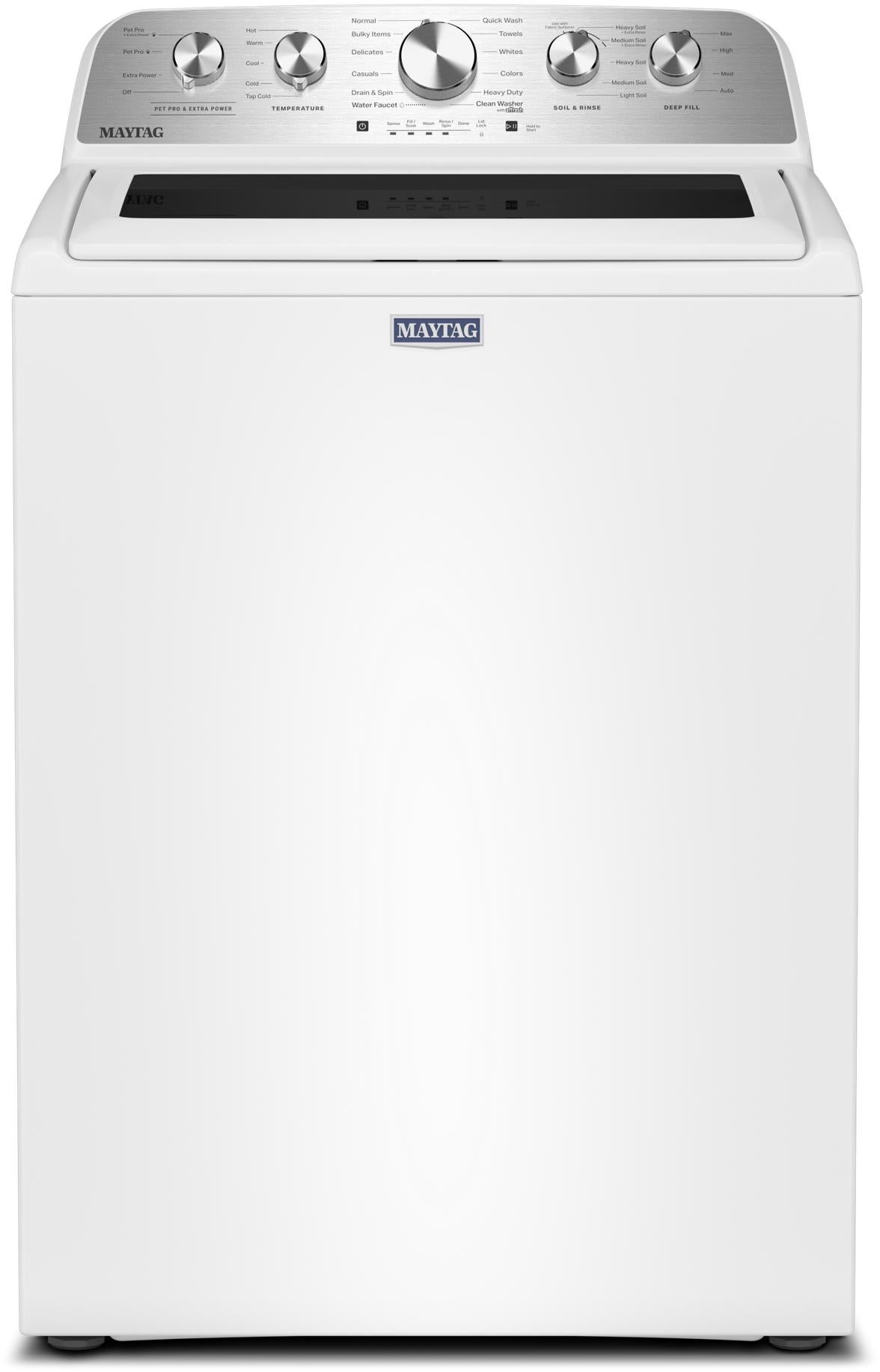 Maytag MTW5600RW 4.8 Cu. Ft Top Load Washer White | Plesser's