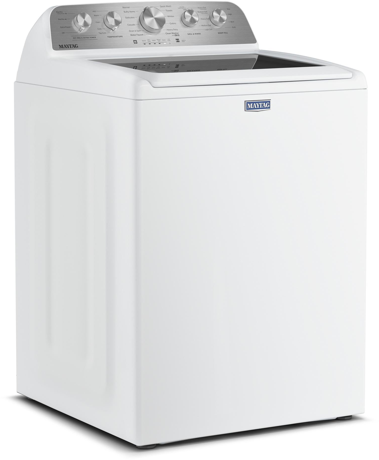 Maytag MTW5605RW 4.7 Cu. Ft Top Load Washer White | Plesser's