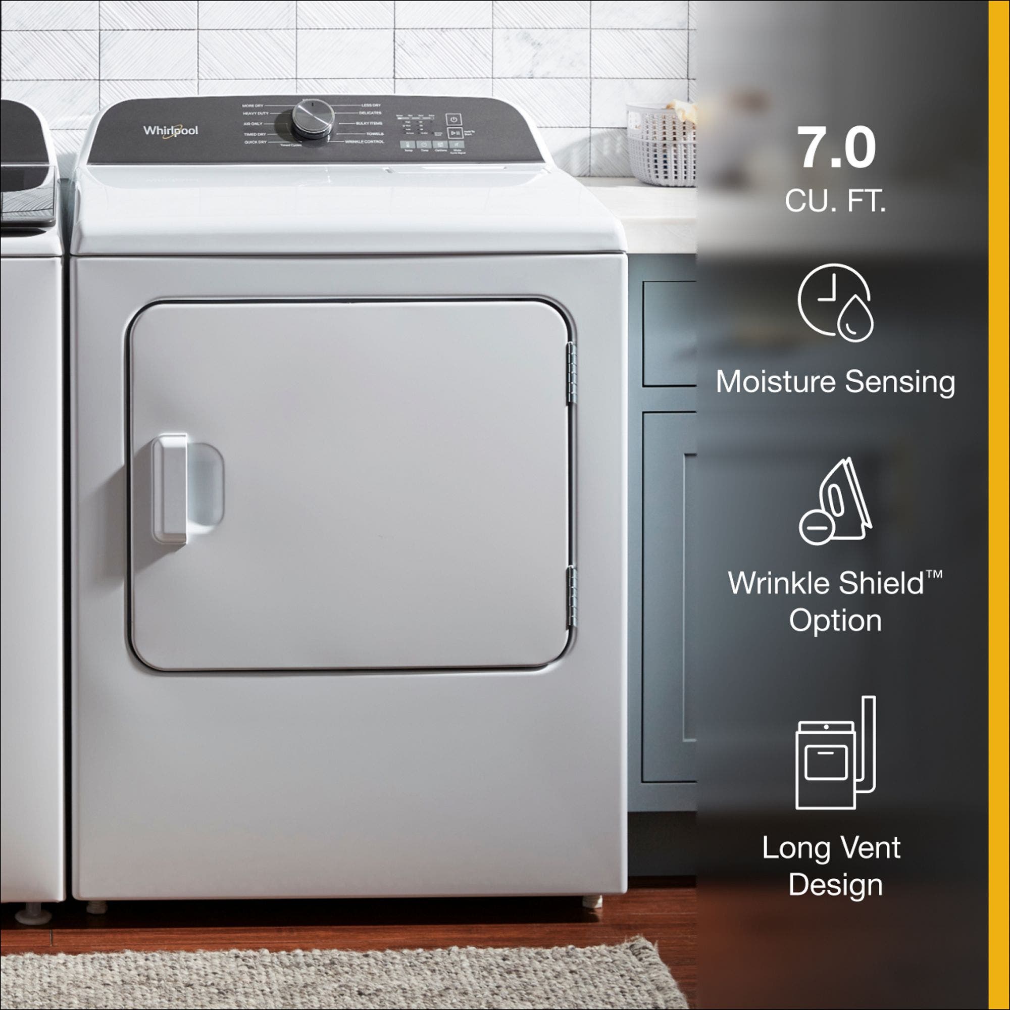 Whirlpool WED500RLW White