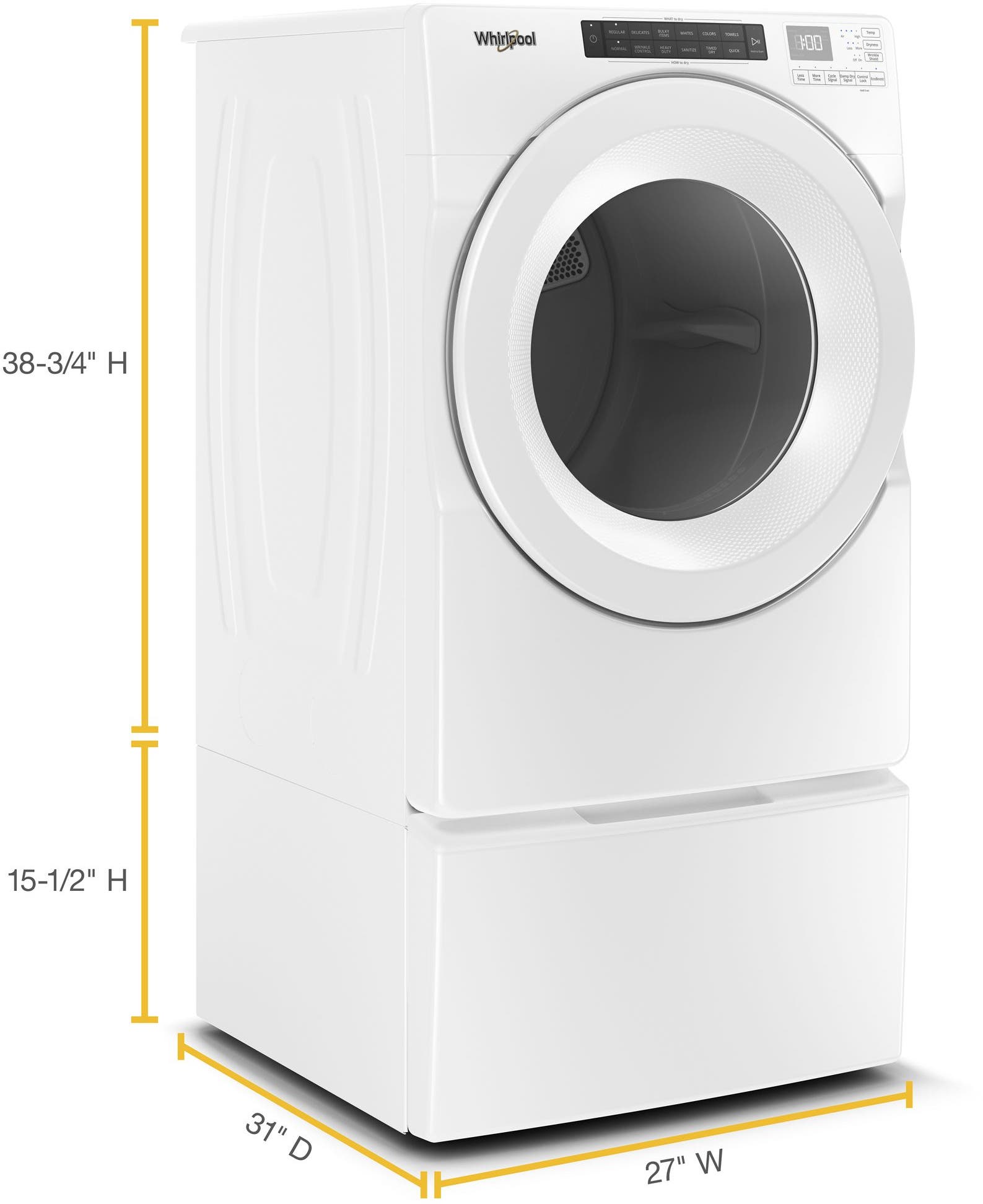 Whirlpool WED560LHW White