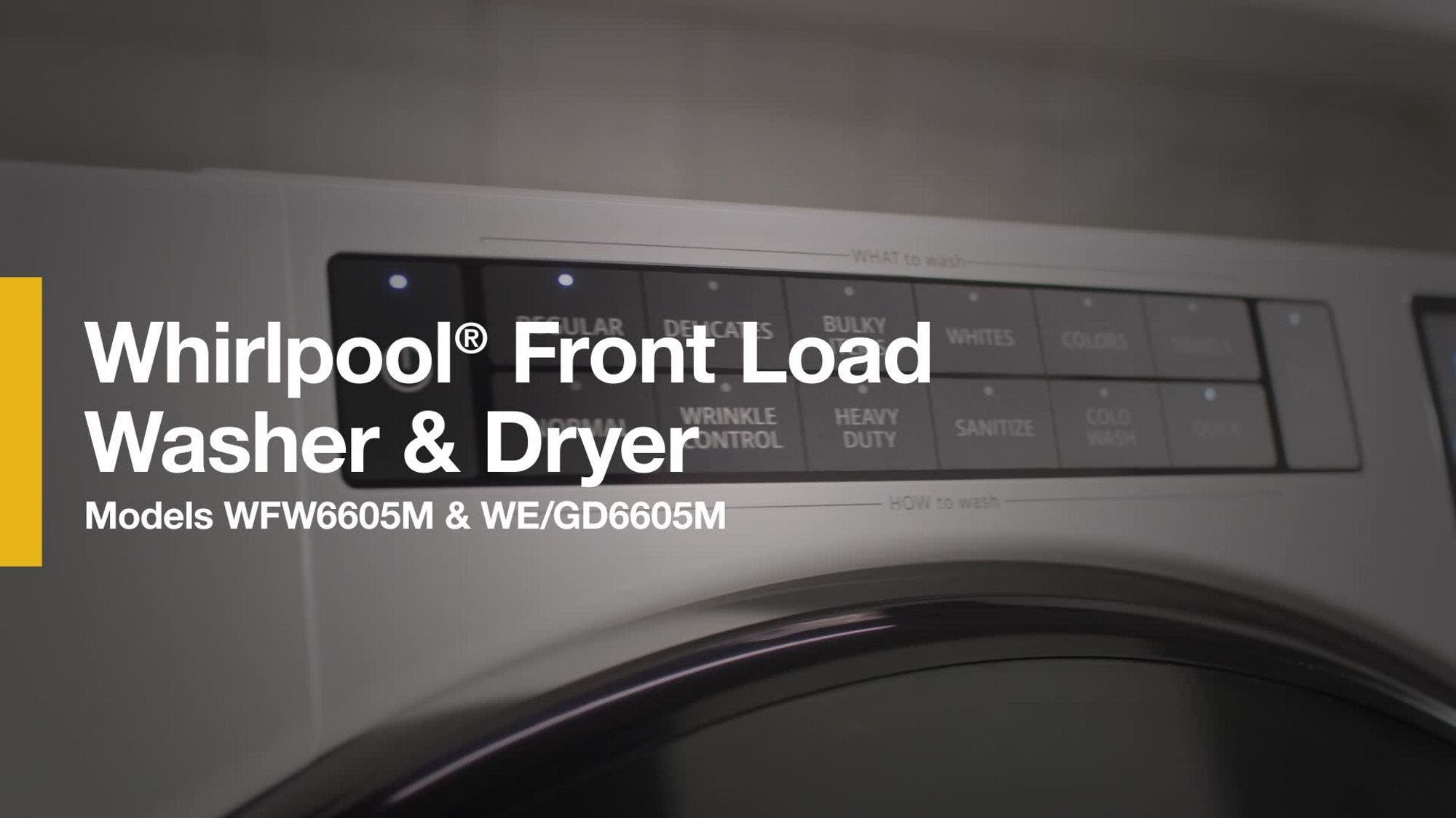 Whirlpool WED6605MC Chrome Shadow
