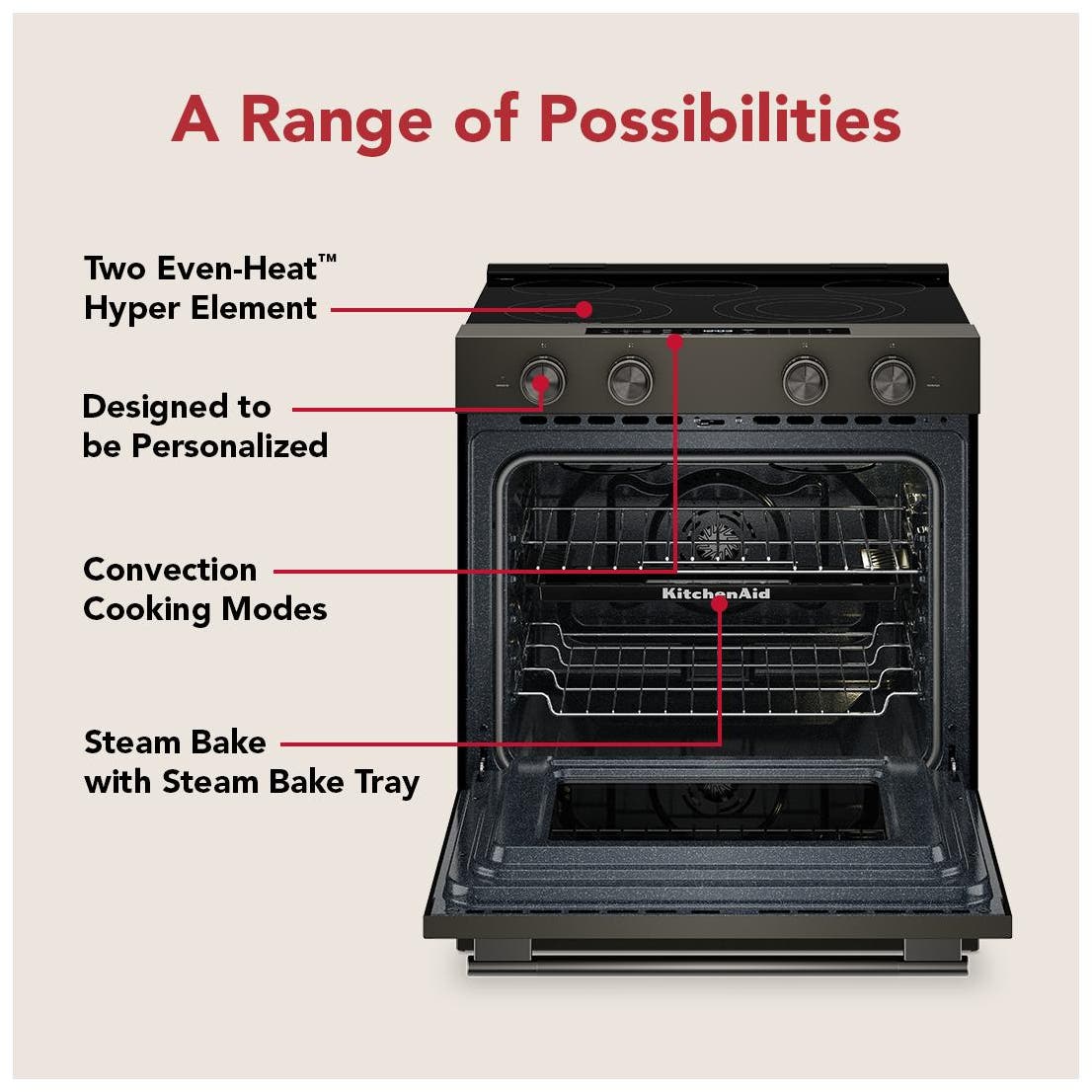 KitchenAid KSES530SBE Black Ore