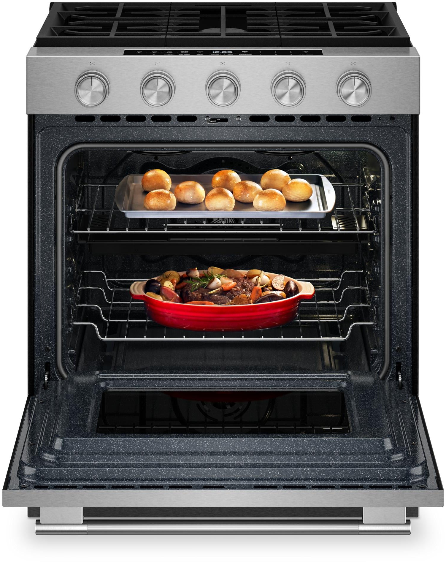 KitchenAid KSGS530SPS 5.0 Cu. Ft. Smart Slide-in Gas Range