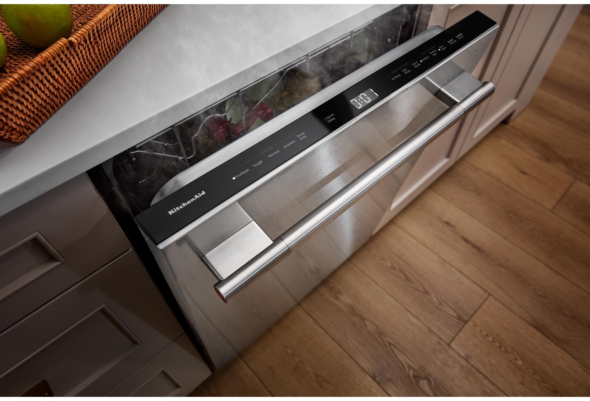 KitchenAid KDPS724SBE 24 Inch Built-In Dishwasher Black Ore