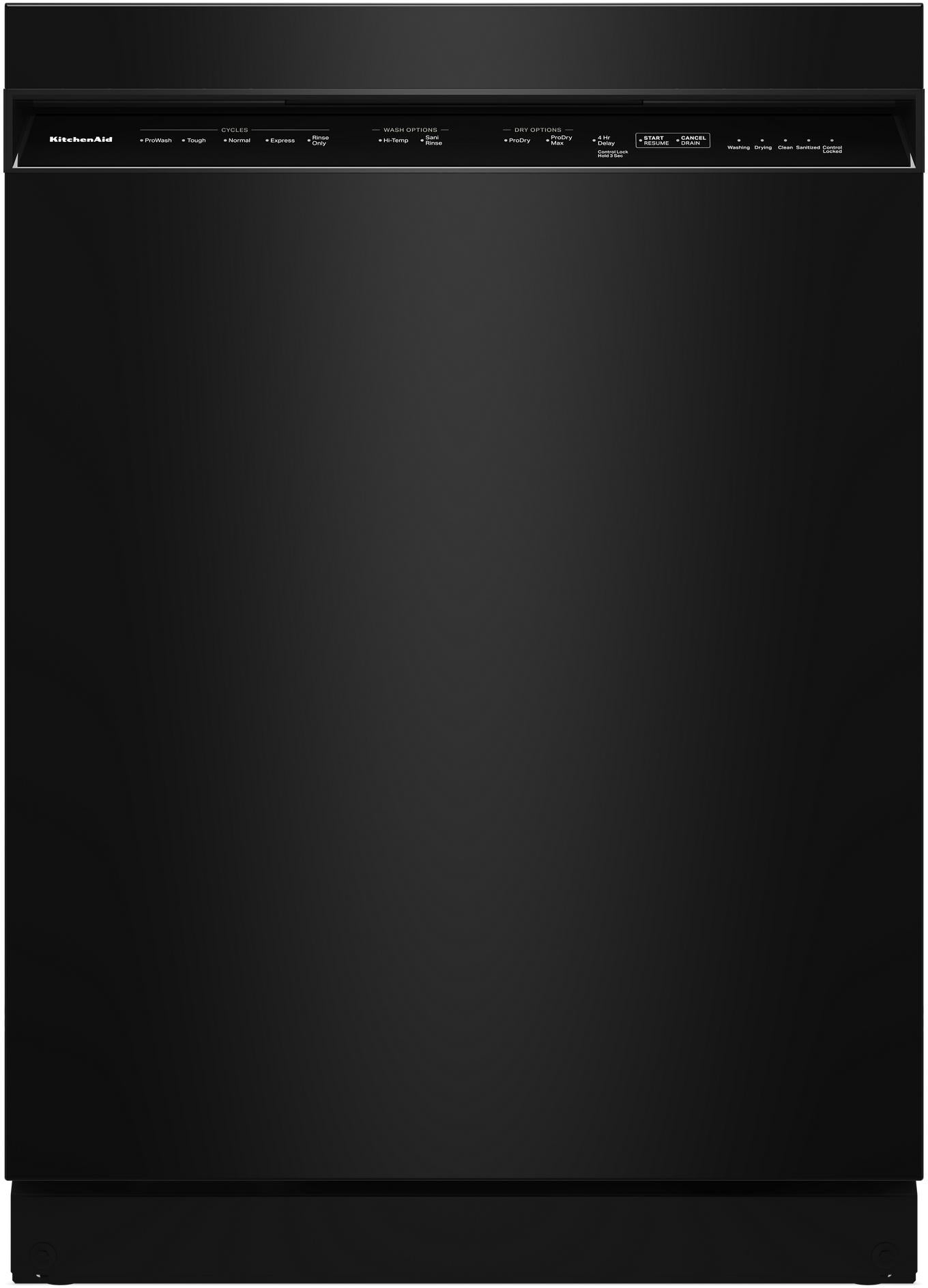 KitchenAid KDFS224SBL 24 Inch Built-In Dishwasher Black