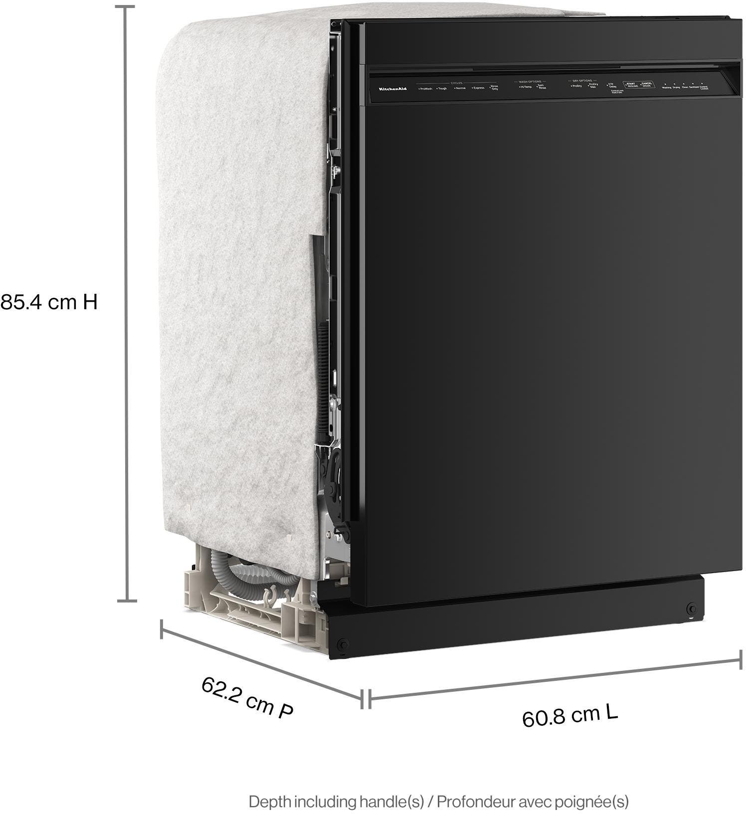 KitchenAid KDFS224SBL Black