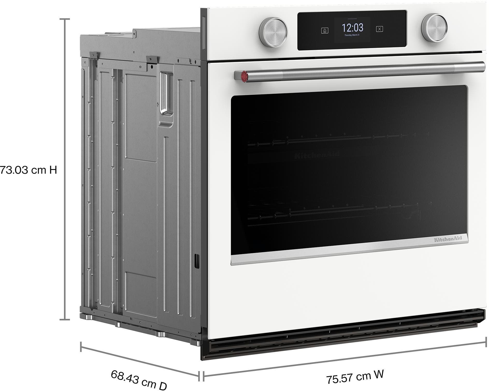 KitchenAid KOES730SWH White