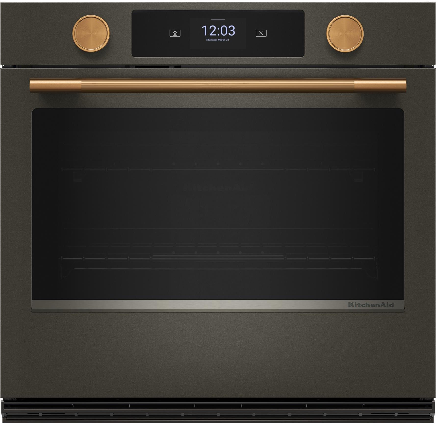 KitchenAid KOES730SBE 30 Inch Smart Single Wall Oven Black Ore