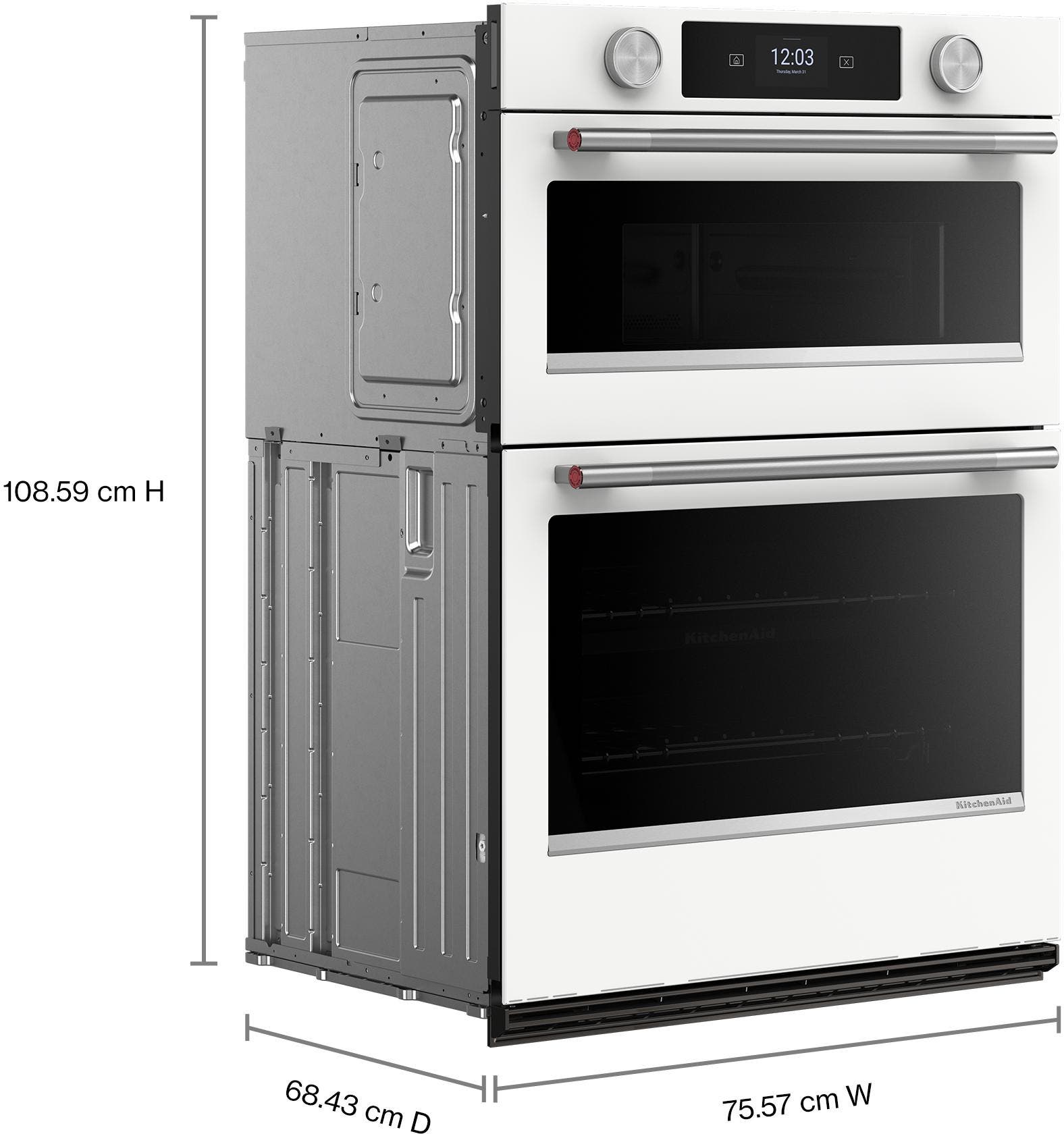 KitchenAid KOEC730SWH White