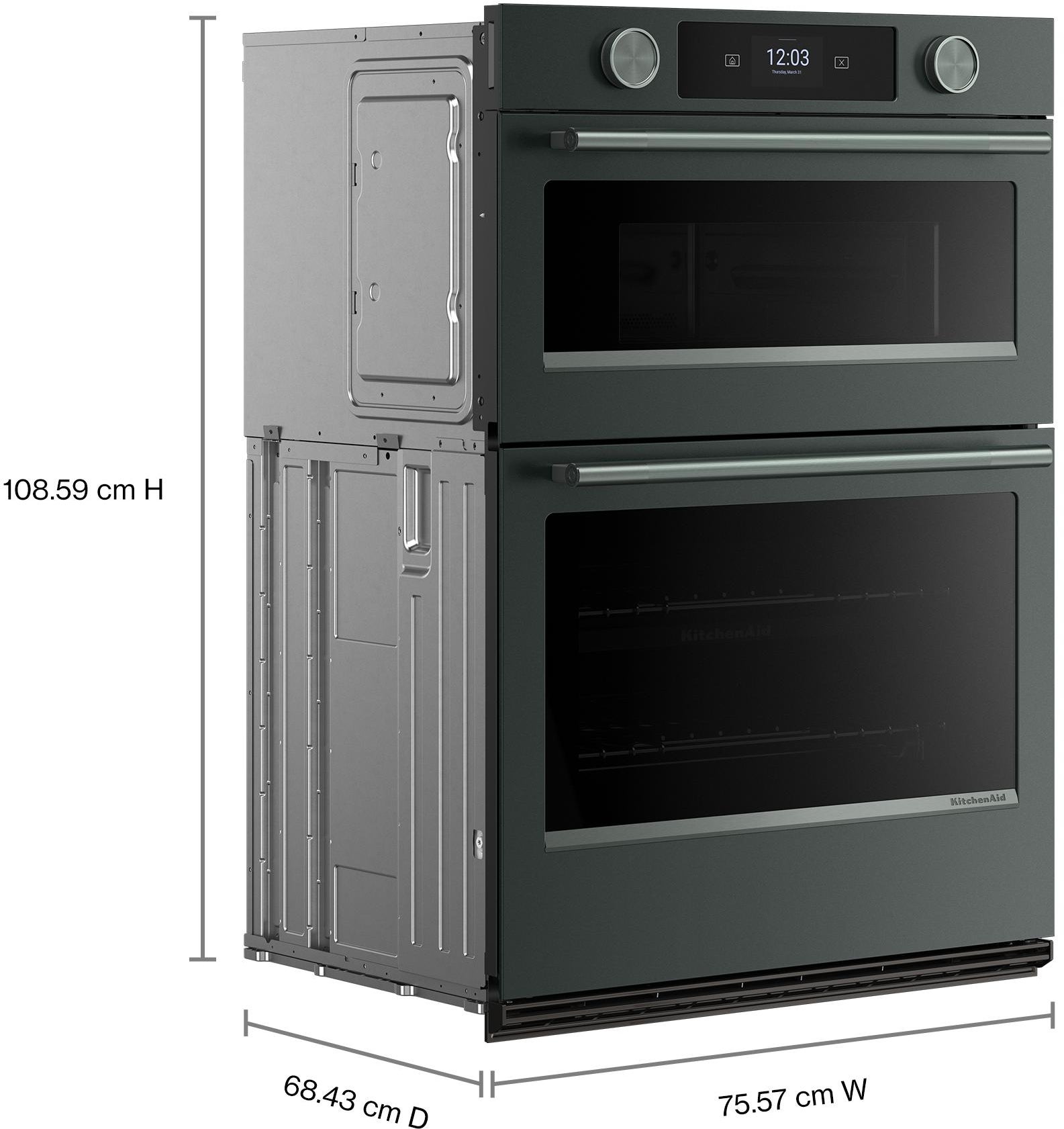 KitchenAid KOEC730SJP 30 Inch Double Combination Smart Electric