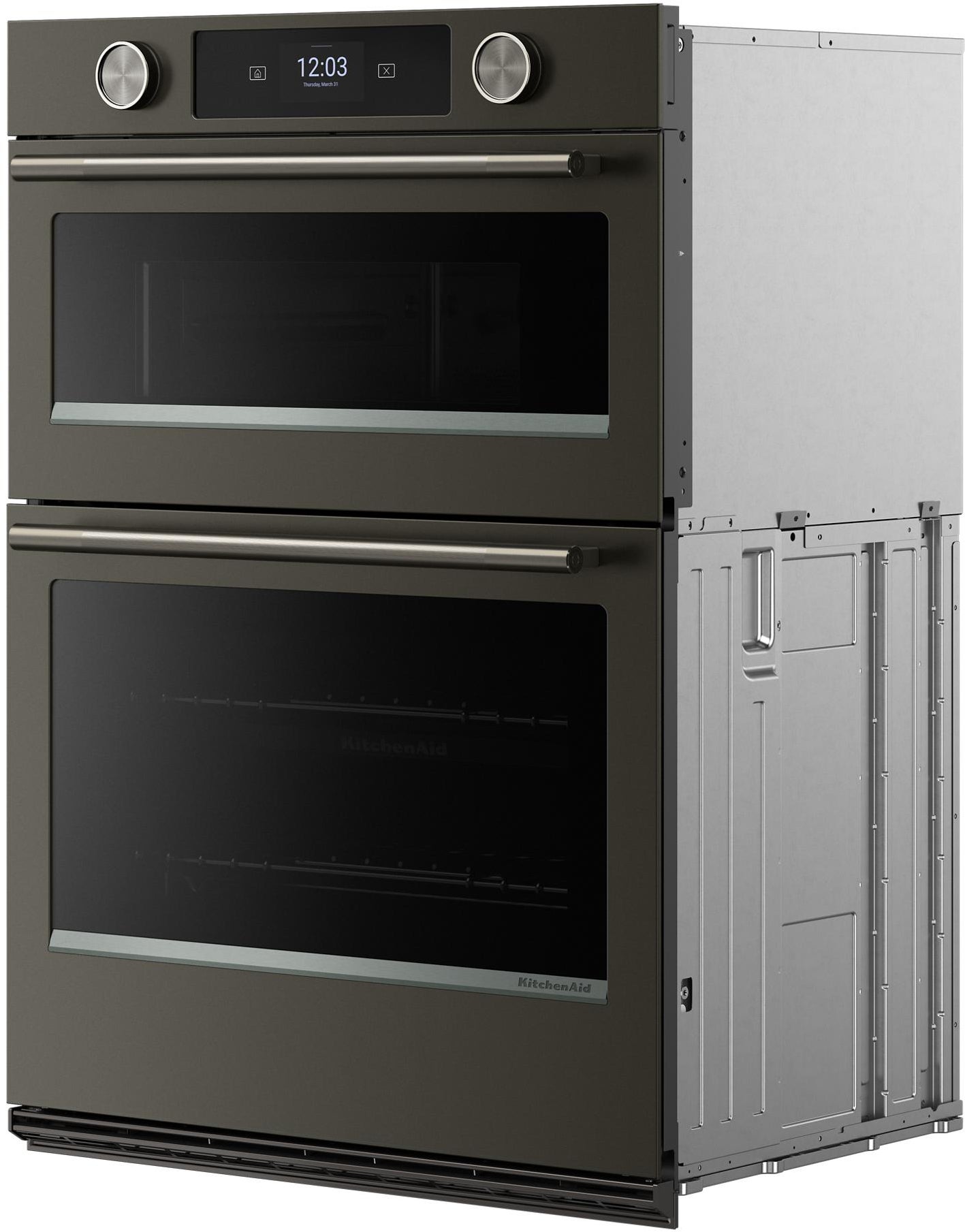 KitchenAid KOEC730SBE 30 Inch Double Combination Smart Electric