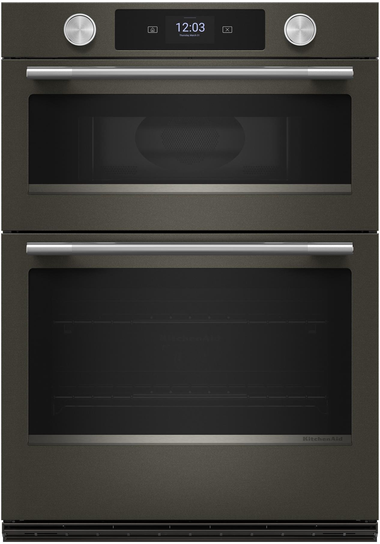 KitchenAid KOEC730SBE 30 Inch Double Combination Smart Electric