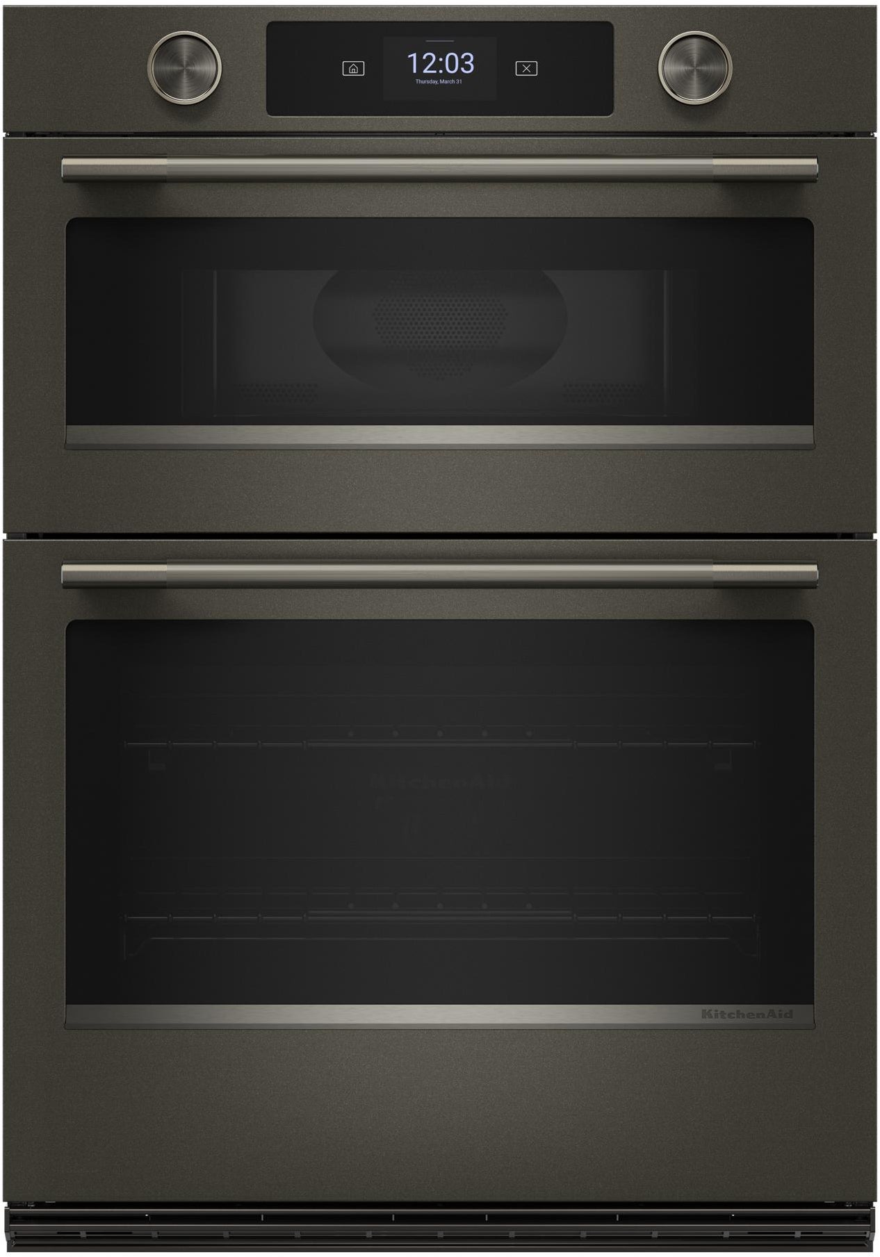 KitchenAid KOEC730SBE 30 Inch Double Combination Smart Electric